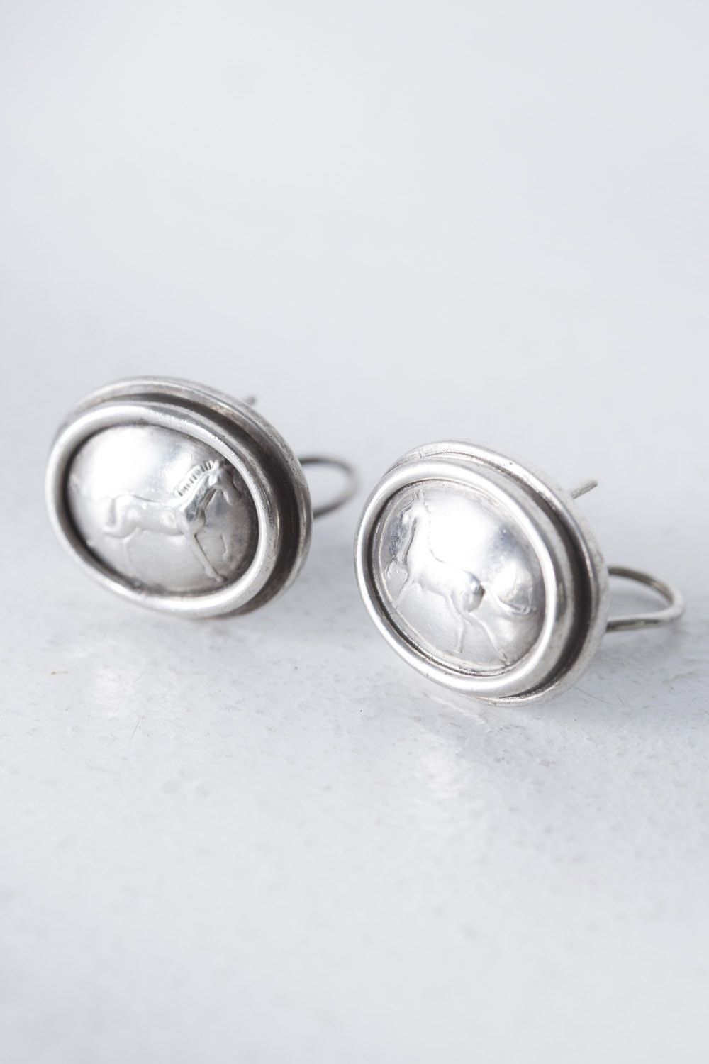 Kieselstein-Cord Kieselstein Cord horse clip earrings Size ONE SIZE - 1 Thumbnail