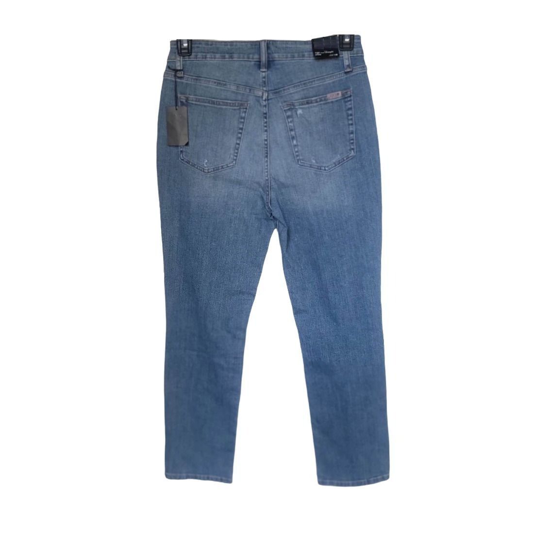 Joe's ❤️Joe's Jeans Women's Size 29 Slim Straight Ankle Raw Hem Di Size 29" - 3 Thumbnail