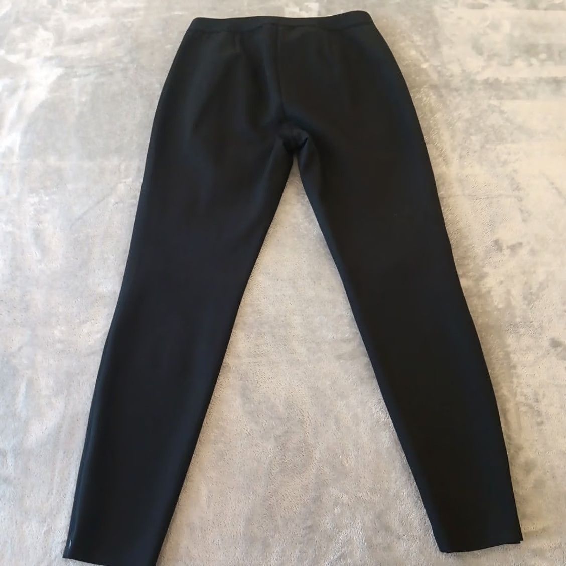 Talbots Talbots Soho Pants Womens Size 10 Black Pull On Skinny Stretch Ankle Zip Size 32" / US 10 / IT 46 - 2 Thumbnail