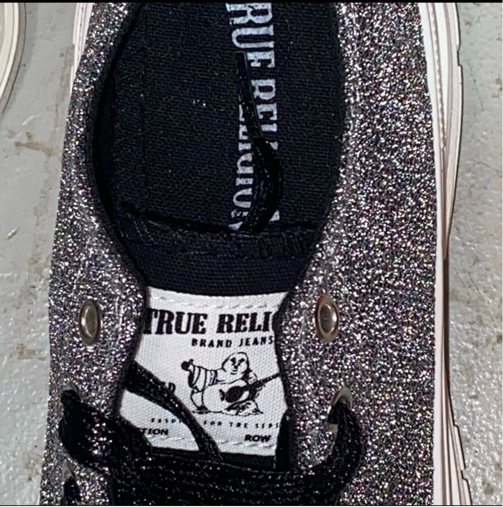 True Religion Women's True Religion Sneakers, Silver, Size 7.5 Size US 7.5 / IT 37.5 - 4 Thumbnail