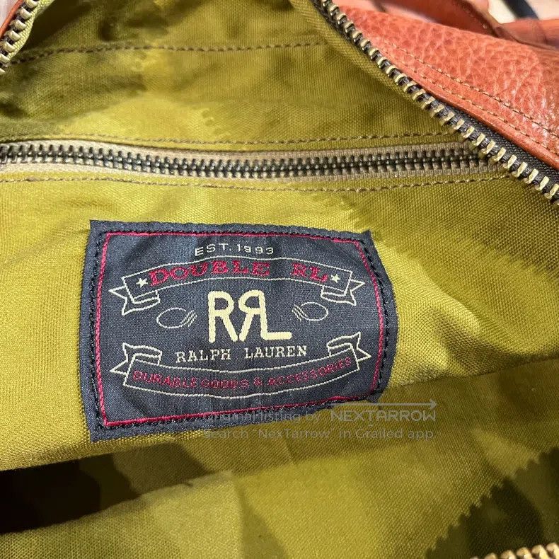 RRL Ralph Lauren RRL Ralph Lauren Full leather Boston travel bag shoulder b Size ONE SIZE - 4 Thumbnail