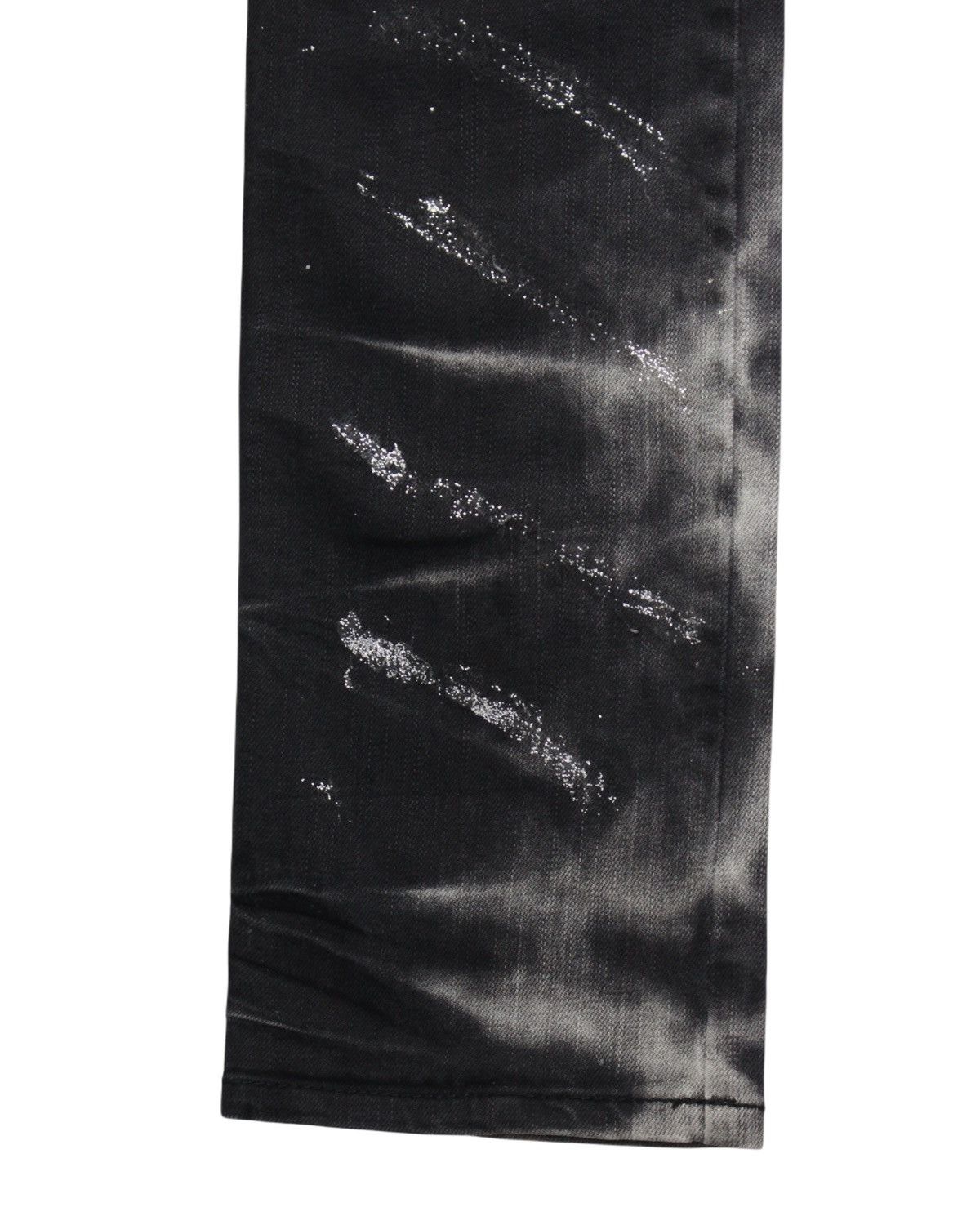 If Six Was Nine 2000S THE BLACK GENE SKULL JEANS Size US 30 / EU 46 - 9 Thumbnail