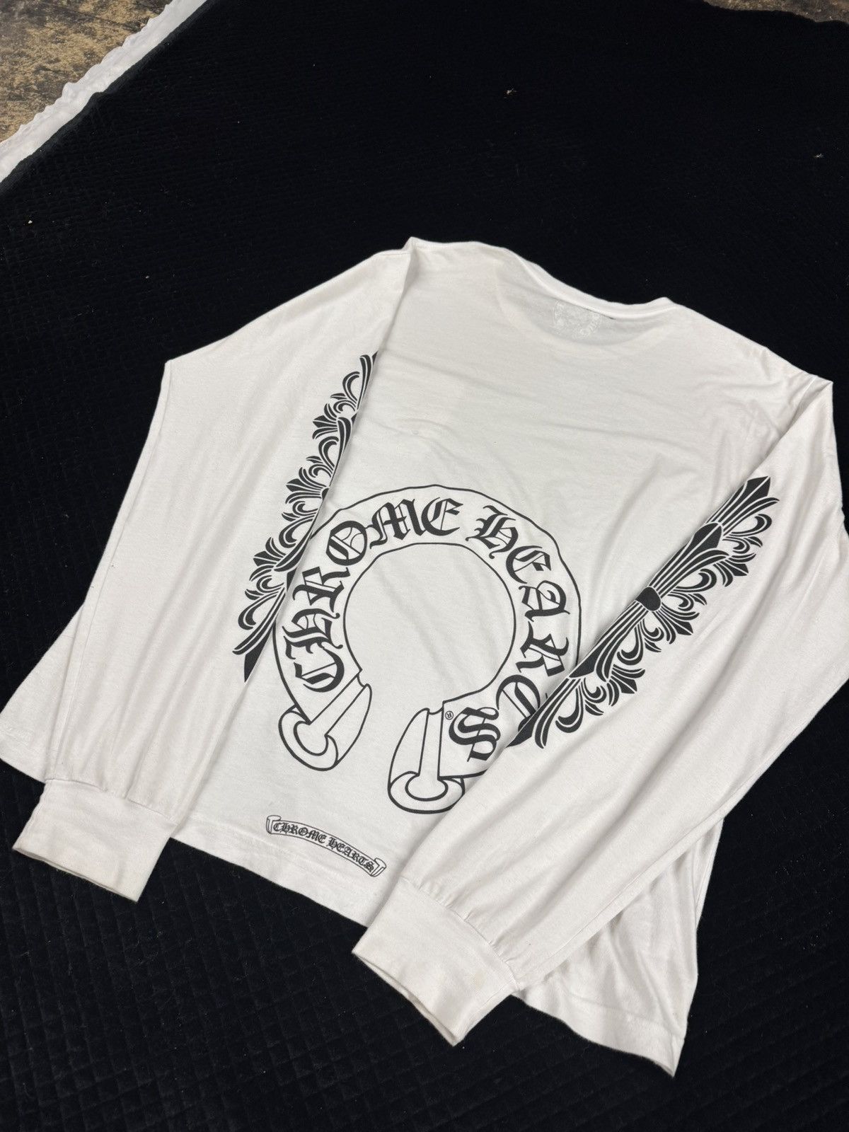 Chrome Hearts Chromehearts floral horseshoe longsleeve shirt Size US XL / EU 56 / 4 - 16 Thumbnail