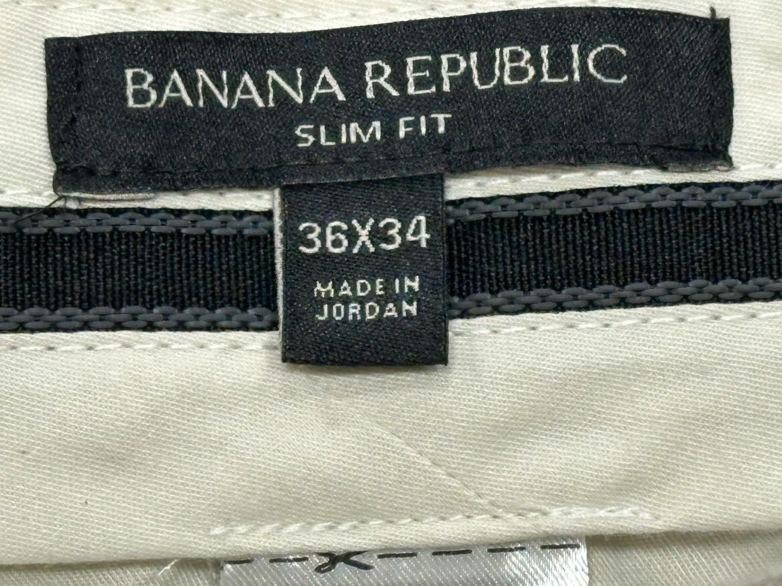 Banana Republic Banana Republic Slim Fit Dress Pants Khaki Mens 36/34 Size US 36 / EU 52 - 6 Thumbnail