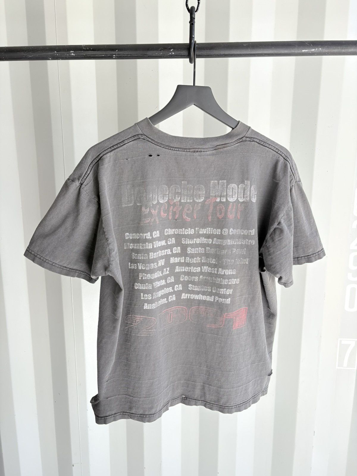 Band Tees Vintage Depeche Mode Exciter Shirt Thrashed Faded Grunge Size US XL / EU 56 / 4 - 6 Thumbnail