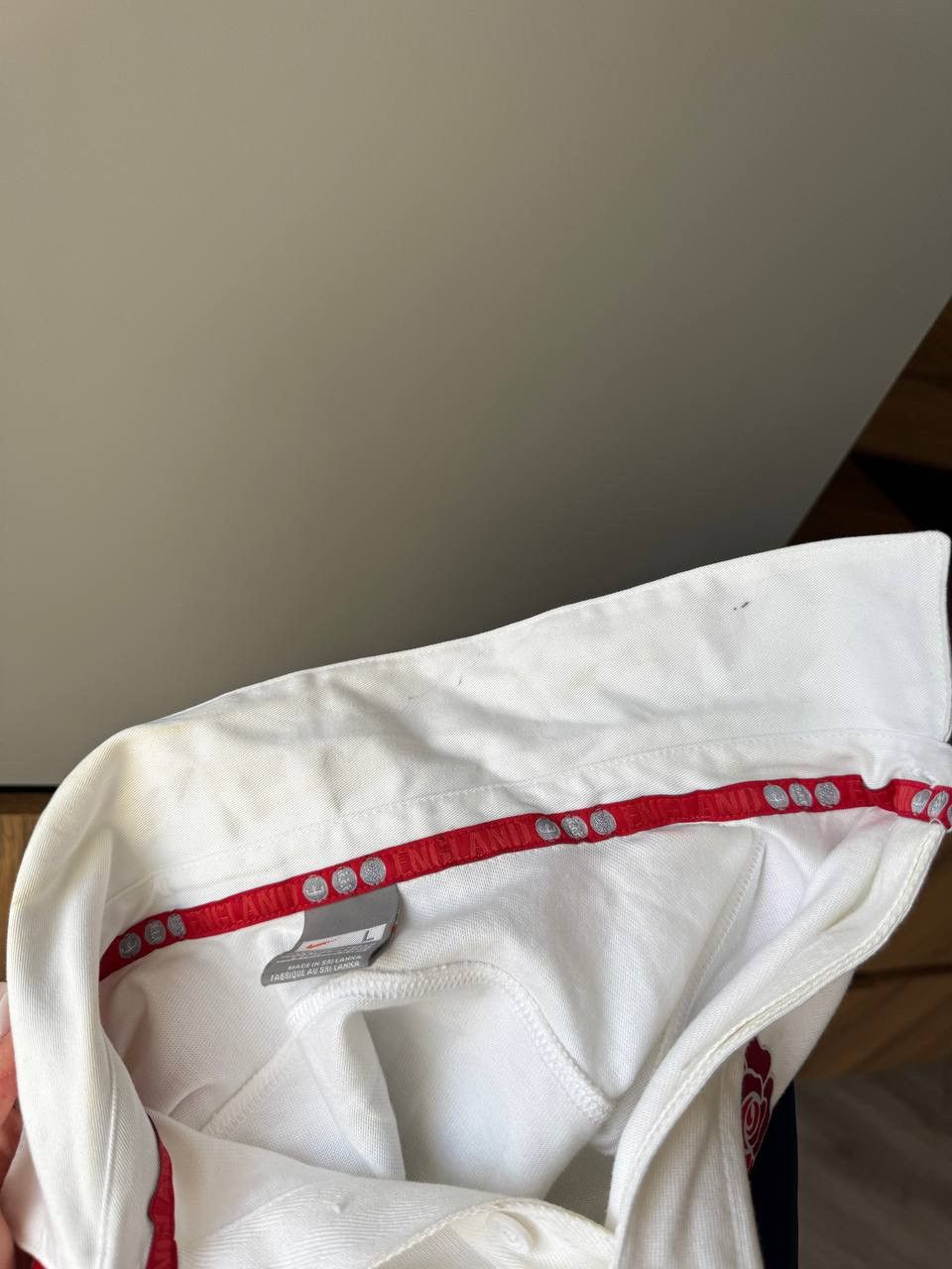 Nike Nike England Rugby Jersey O2 Long Sleeve 2000s (Odell 09) Size US L / EU 52-54 / 3 - 10 Thumbnail