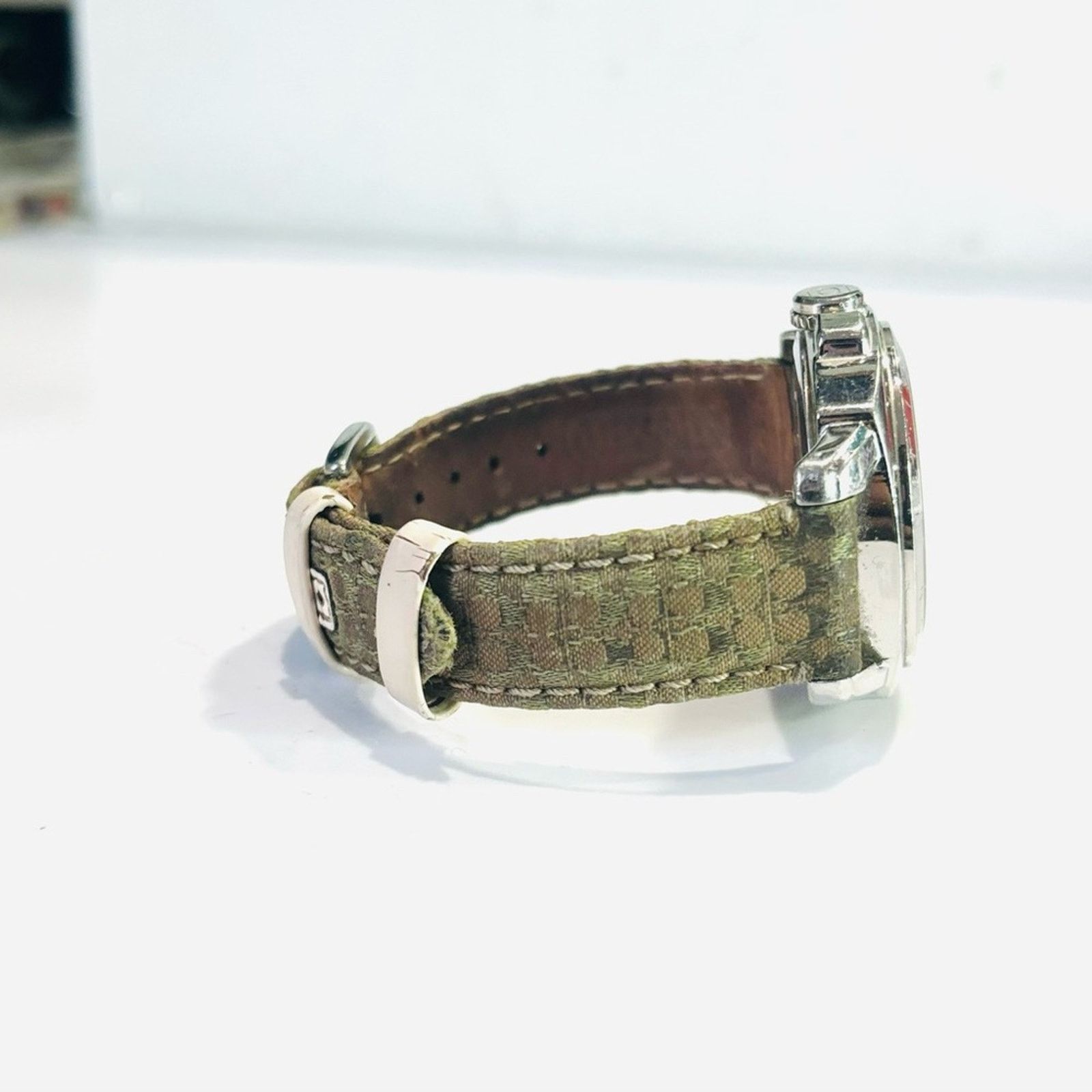 Coach COACH Brown Signature C Jacquard Boyfriend Watch Size ONE SIZE - 4 Thumbnail