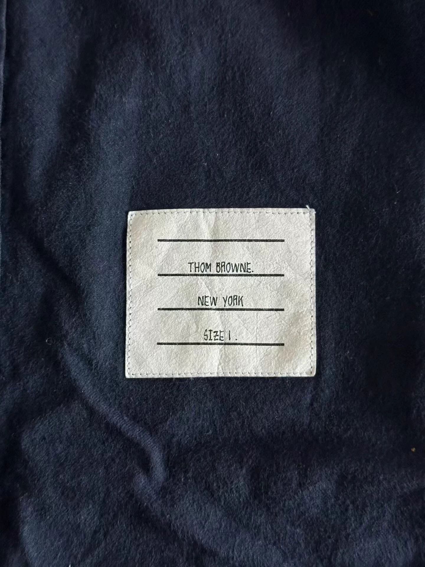 Thom Browne Thom Browne Navy Blue Armband Shirt Size 1 Size US S / EU 44-46 / 1 - 5 Thumbnail