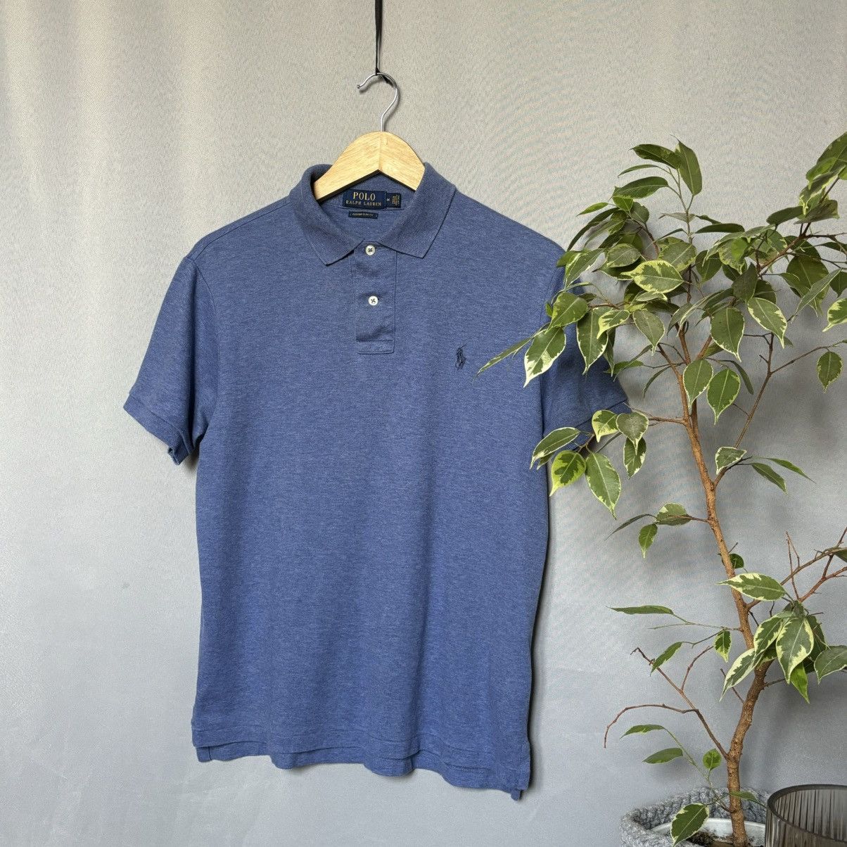 Polo Ralph Lauren Polo Ralph Lauren custom slim fit medium blue streetwear Size US M / EU 48-50 / 2 - 1 Thumbnail