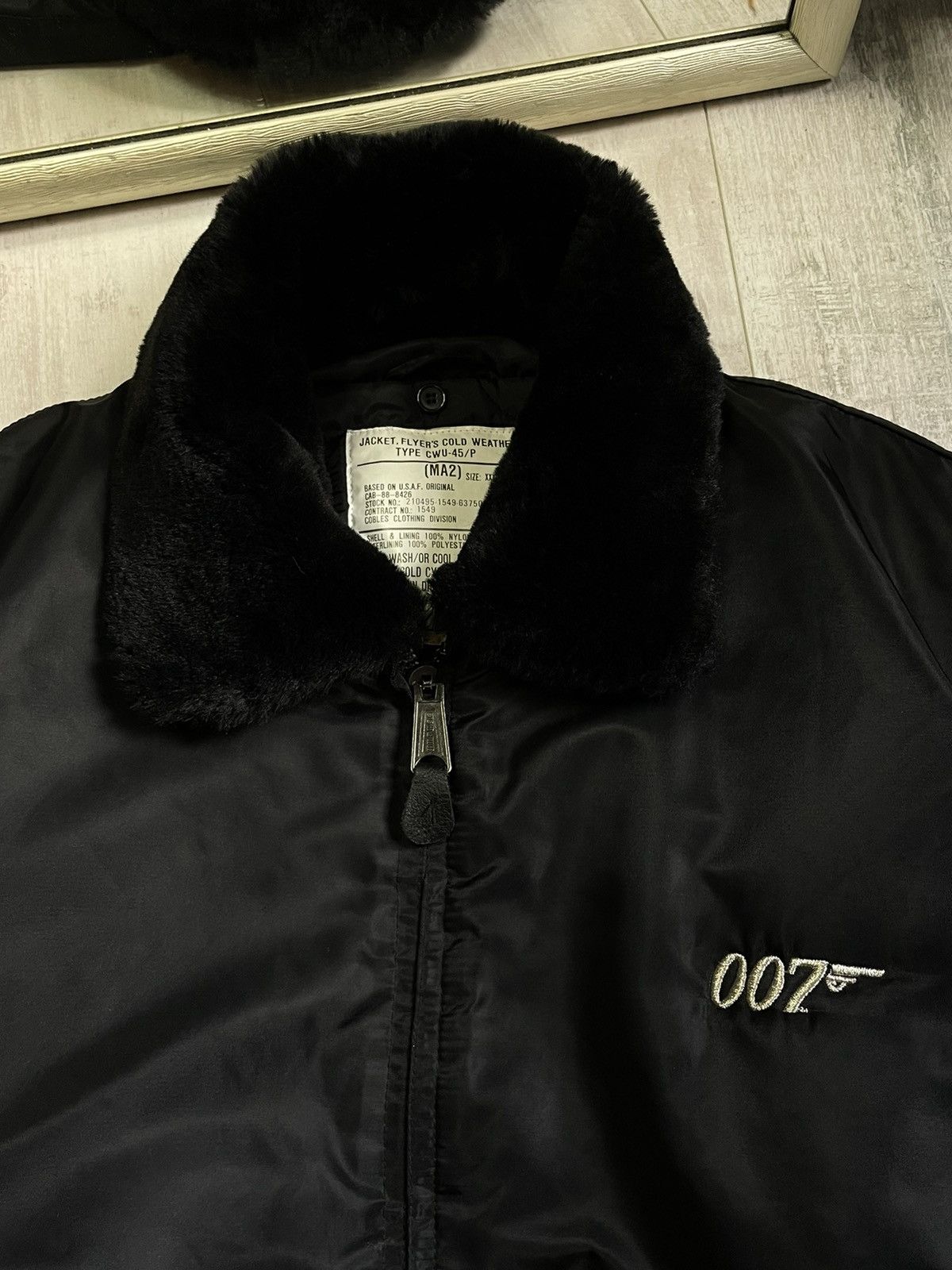 Vintage Vintage 007 James Bond 1997 Bomber MA2 Tomorrow Never Dies Size US XL / EU 56 / 4 - 10 Thumbnail