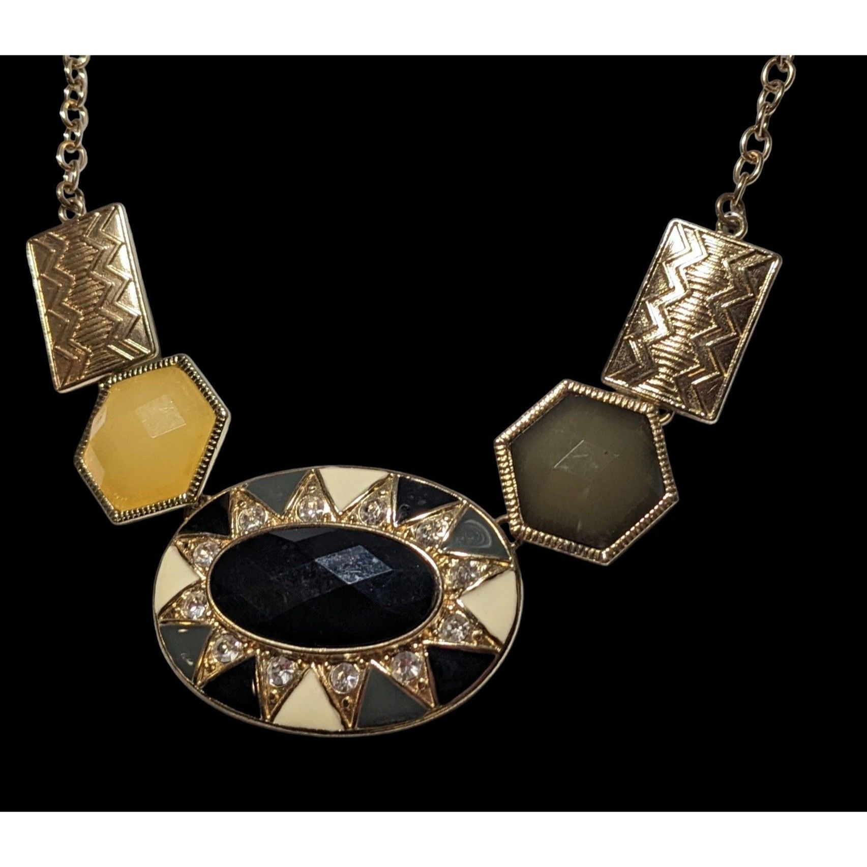 Other Geometric Glam Statement Necklace Size ONE SIZE - 6 Thumbnail