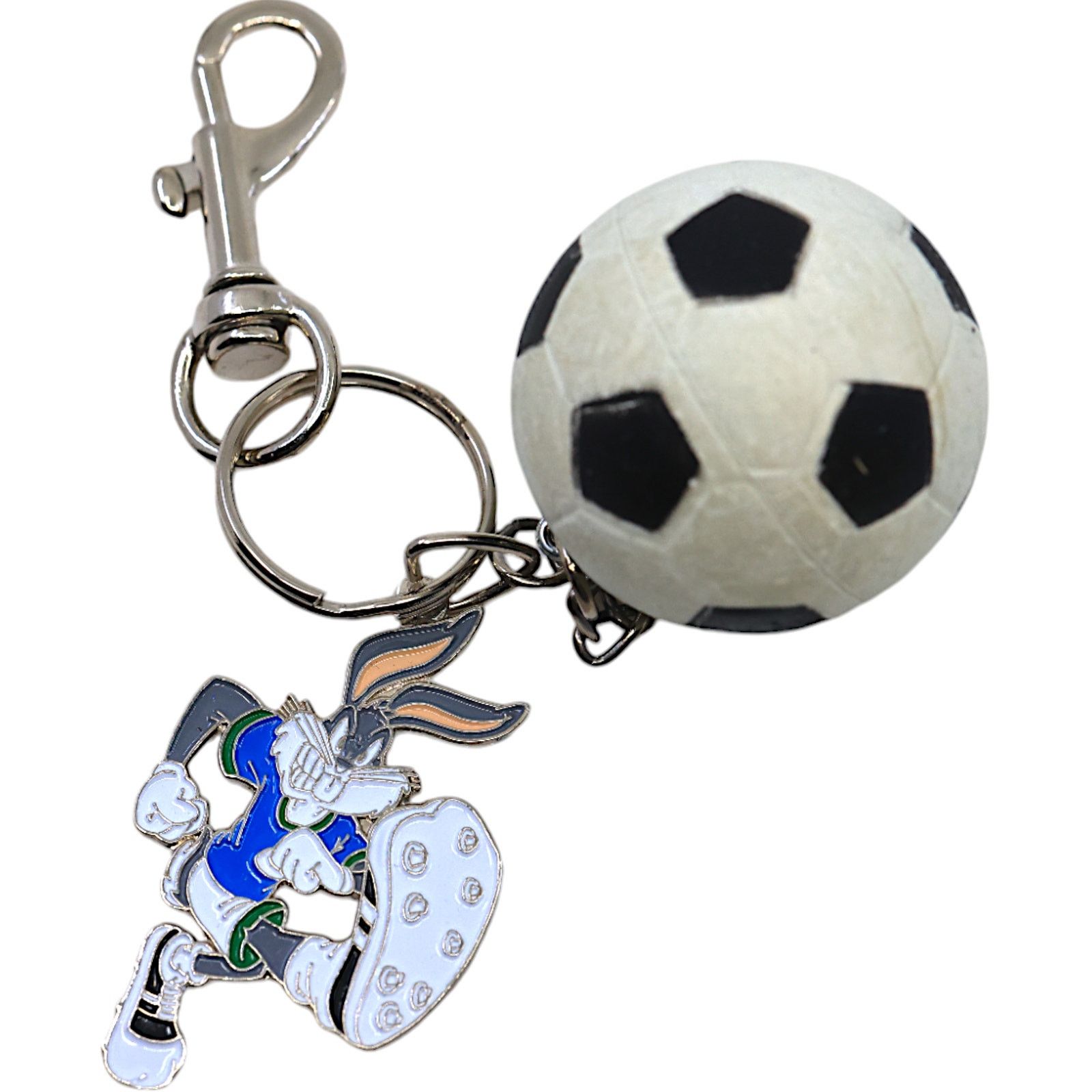 Warner Bros Warner Brothers Bugs Bunny Looney Tunes 1997 Soccer Keychain Size ONE SIZE - 1 Thumbnail