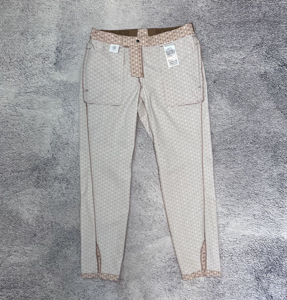 Bogner Bogner Pants Tesja Cropped Printed Shell Straight-Leg Golf Size 30" / US 8 / IT 44 - 15 Thumbnail