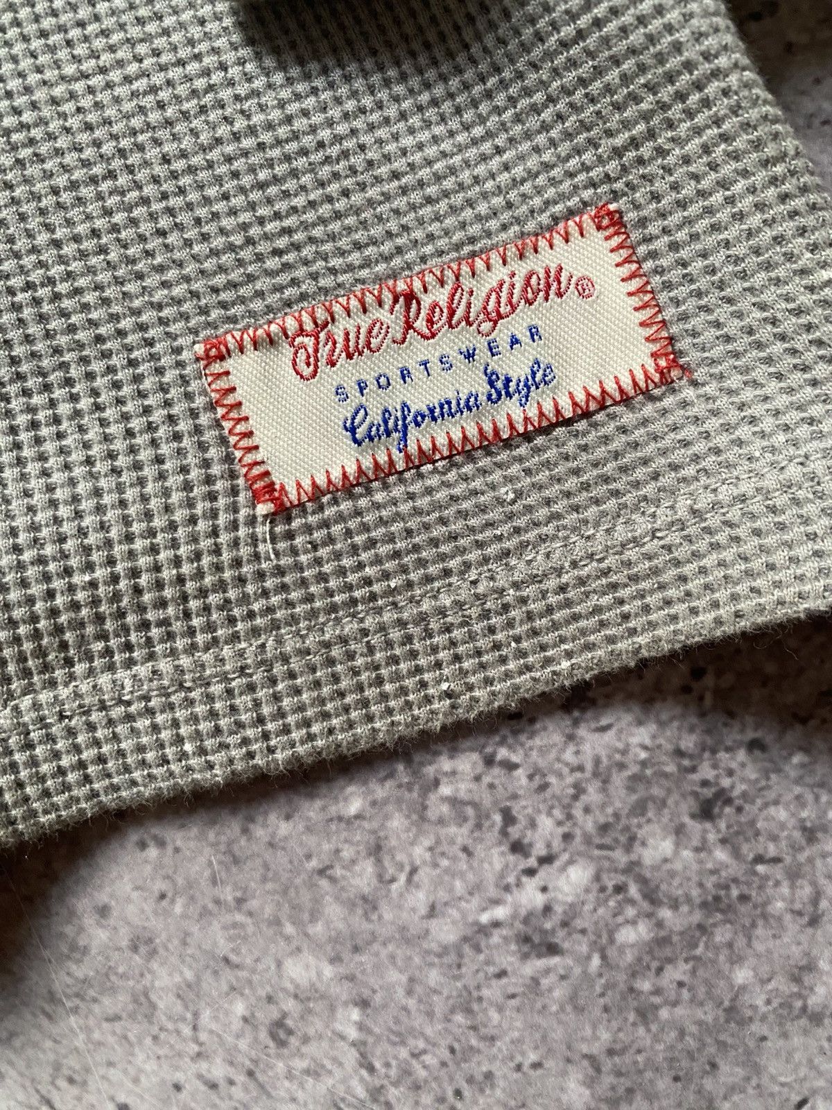 True Religion True Religion Long Sleeve Streetwear Vintage Thermal Sweater Size US S / EU 44-46 / 1 - 4 Thumbnail