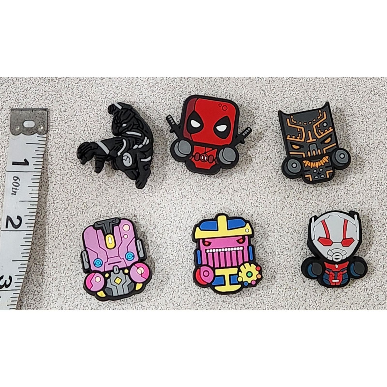 Other Marvel Super Hero's Shoe Charms for Crocs 6 Pc NWOTS Size ONE SIZE - 1 Thumbnail
