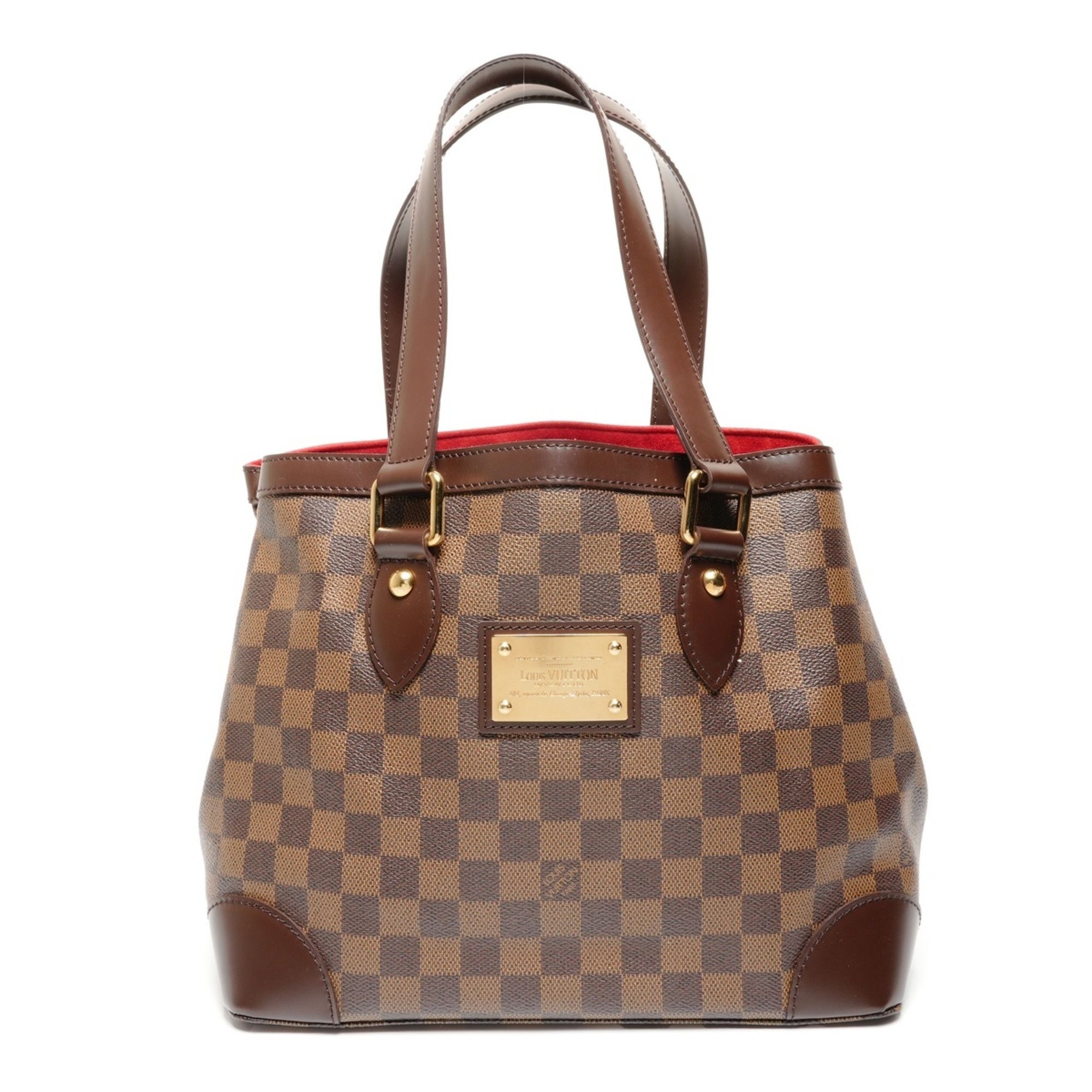 Louis Vuitton Louis Vuitton Damier Hampstead PM Tote Bag, Brown, 2008, WS27197 Size ONE SIZE - 1 Thumbnail