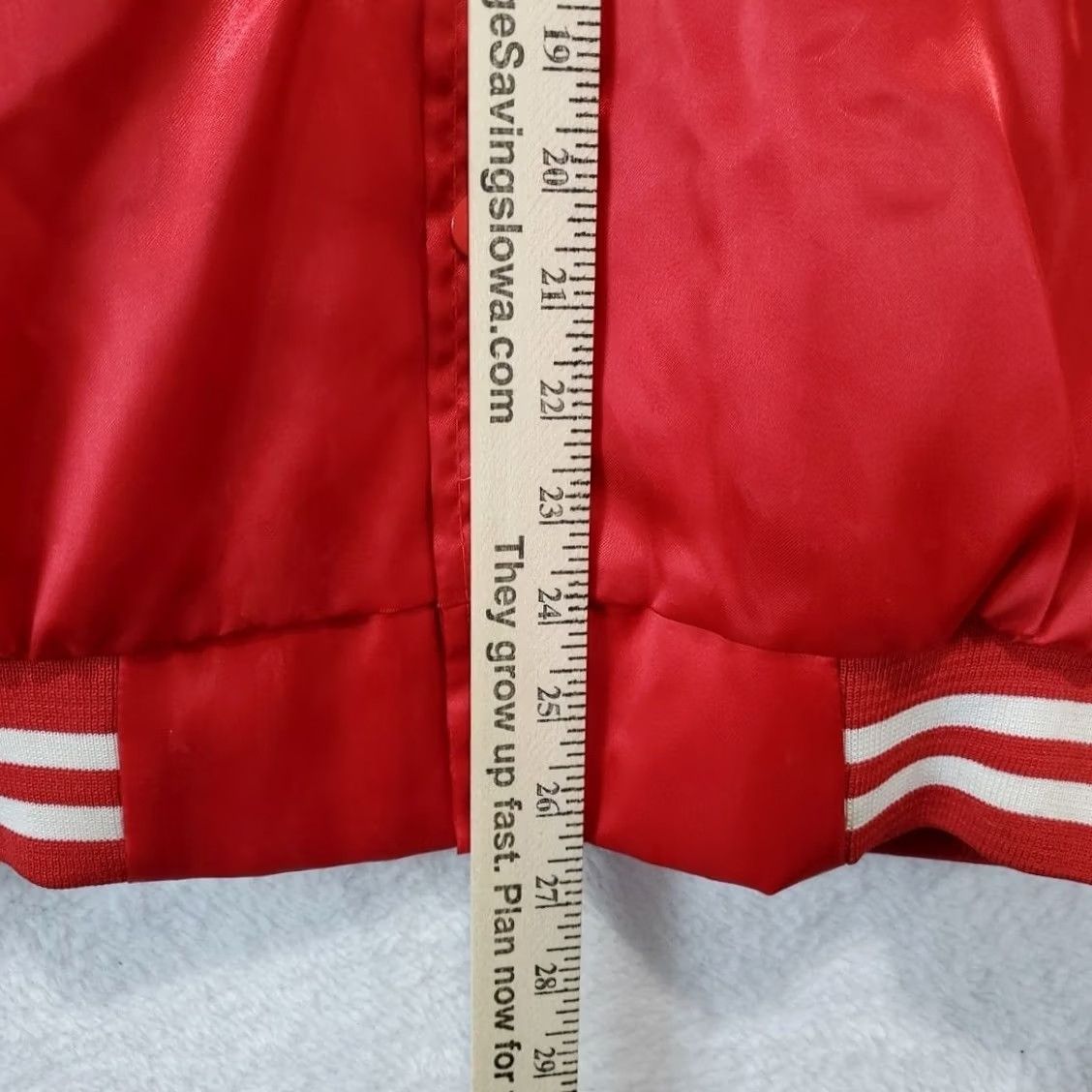 Vintage VINTAGE Cardinal Bomber Jacket Mens XL Red Satin Nylon Cheerleader Theme Enthusiast Breathable Sponsored by Cardinal Size US XL / EU 56 / 4 - 6 Thumbnail