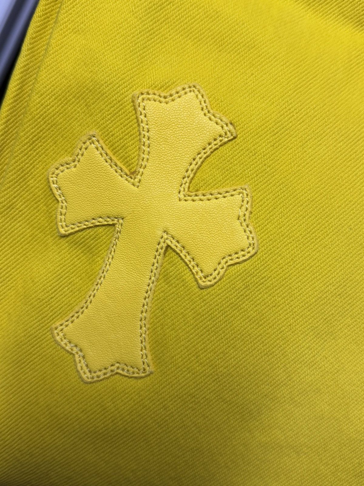 Chrome Hearts Chrome Hearts Yellow Cross Patch Levi's Jeans Size US 33 - 17 Thumbnail