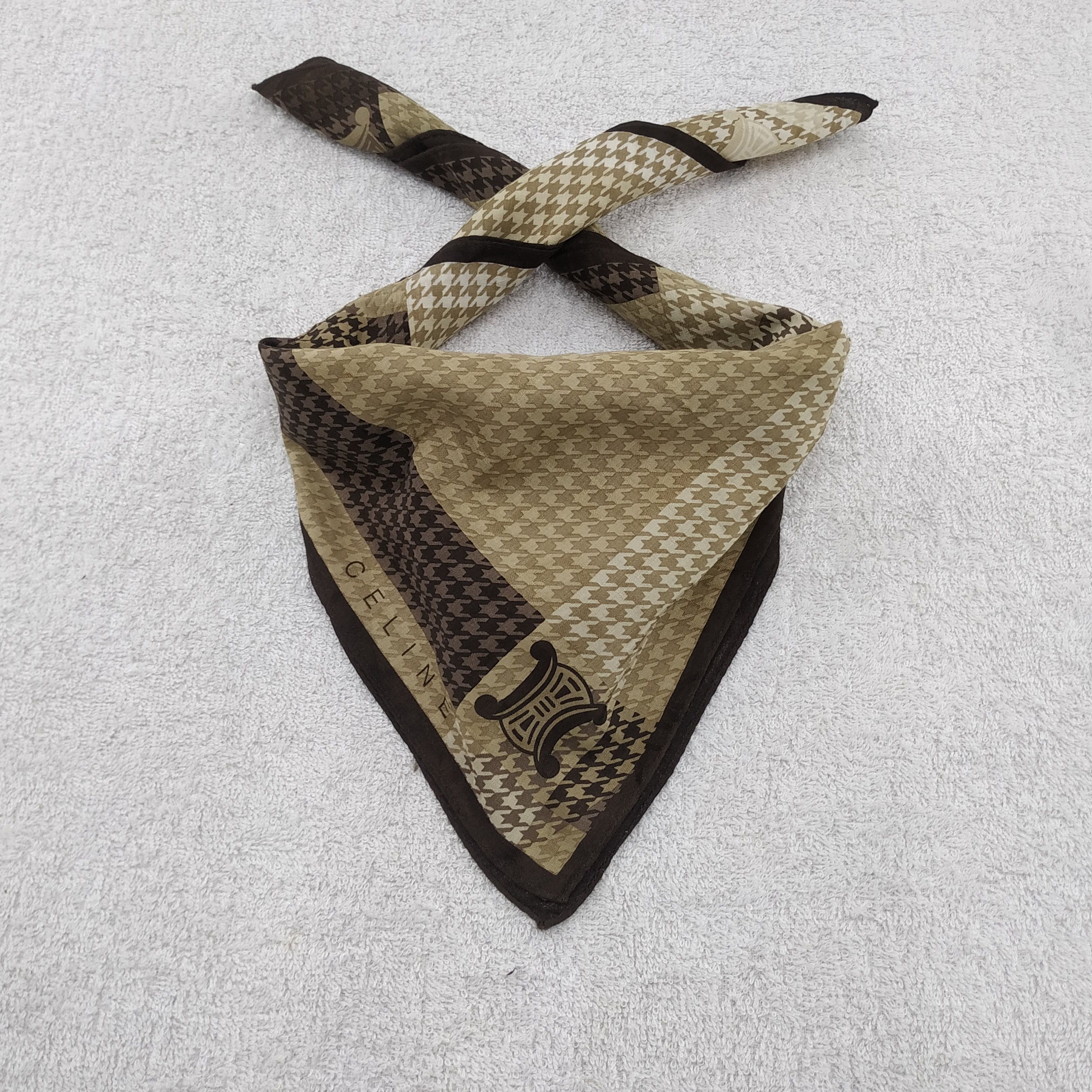 Celine × Vintage Celine Bandana / Handkerchief / Neckerchief - S004 Size ONE SIZE - 3 Thumbnail