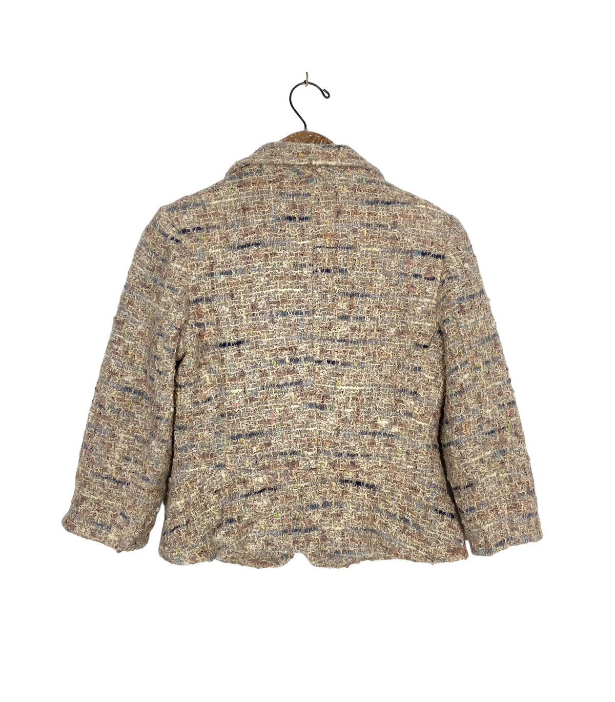 DKNY Rare‼️ Vintage Donna Karan New York Tweed Jacket Size XS / US 0-2 / IT 36-38 - 5 Thumbnail