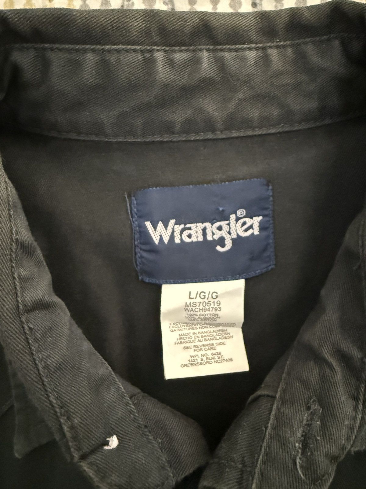 Wrangler Wrangler Forest Green Western Snap Shirt (L, 100% Cotton) Size US L / EU 52-54 / 3 - 3 Thumbnail