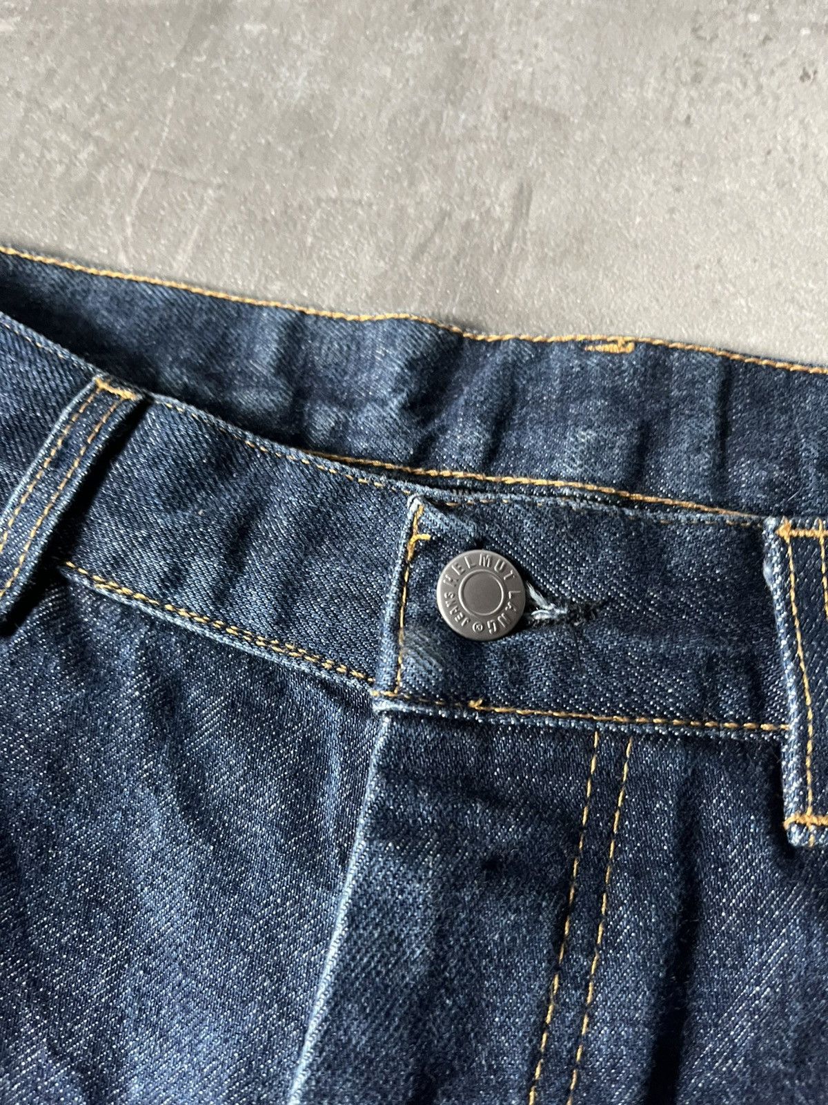 Helmut Lang Helmut Lang classic raw denim painter custom 90s jeans rare Size US 30 / EU 46 - 8 Thumbnail