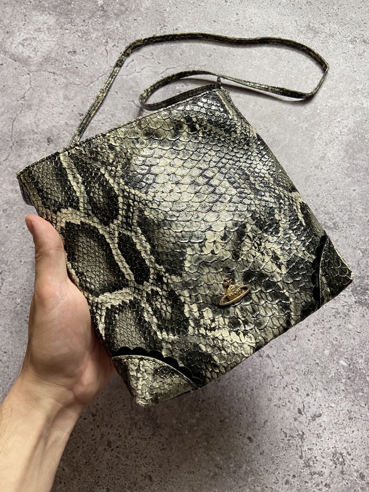 Vivienne Westwood Vivienne Westwood Snake Skin Orb Crossbody Bag Size ONE SIZE - 2 Thumbnail