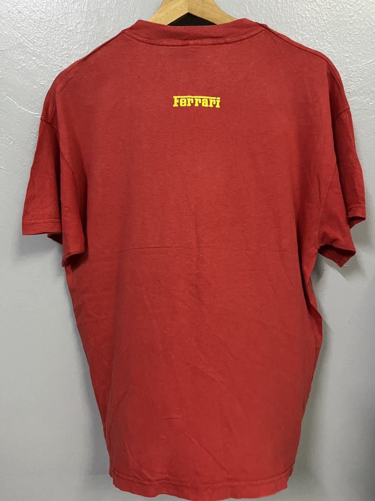 Vintage Vintage Ferrari Logo tee Size US L / EU 52-54 / 3 - 4 Thumbnail