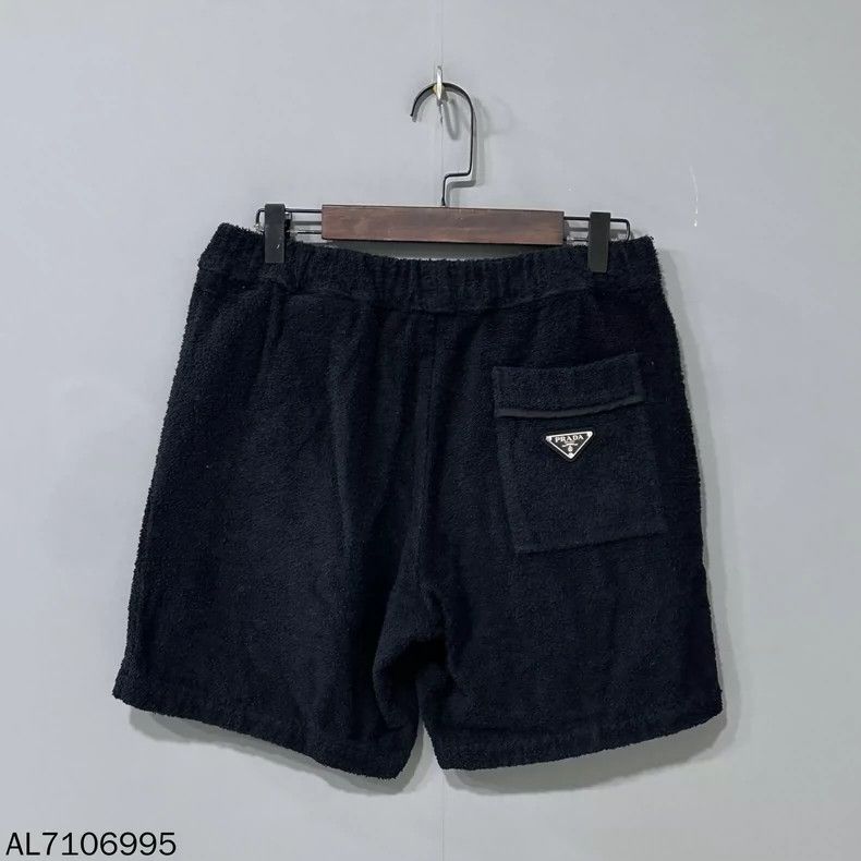 Prada Prada Size S Triangle logo towel shorts 2502-Nextarrow Size US 30 / EU 46 - 3 Thumbnail