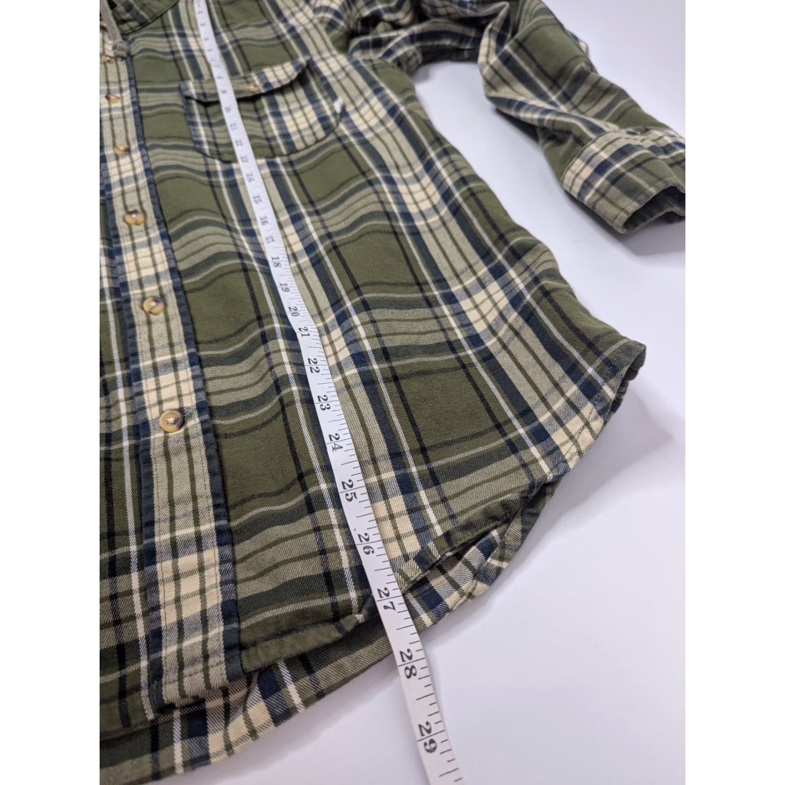 Burton Burton Shirt Plaid Green Hooded Flannel Long Sleeve Men S Outdoors Casual Button-Up Size US S / EU 44-46 / 1 - 5 Thumbnail