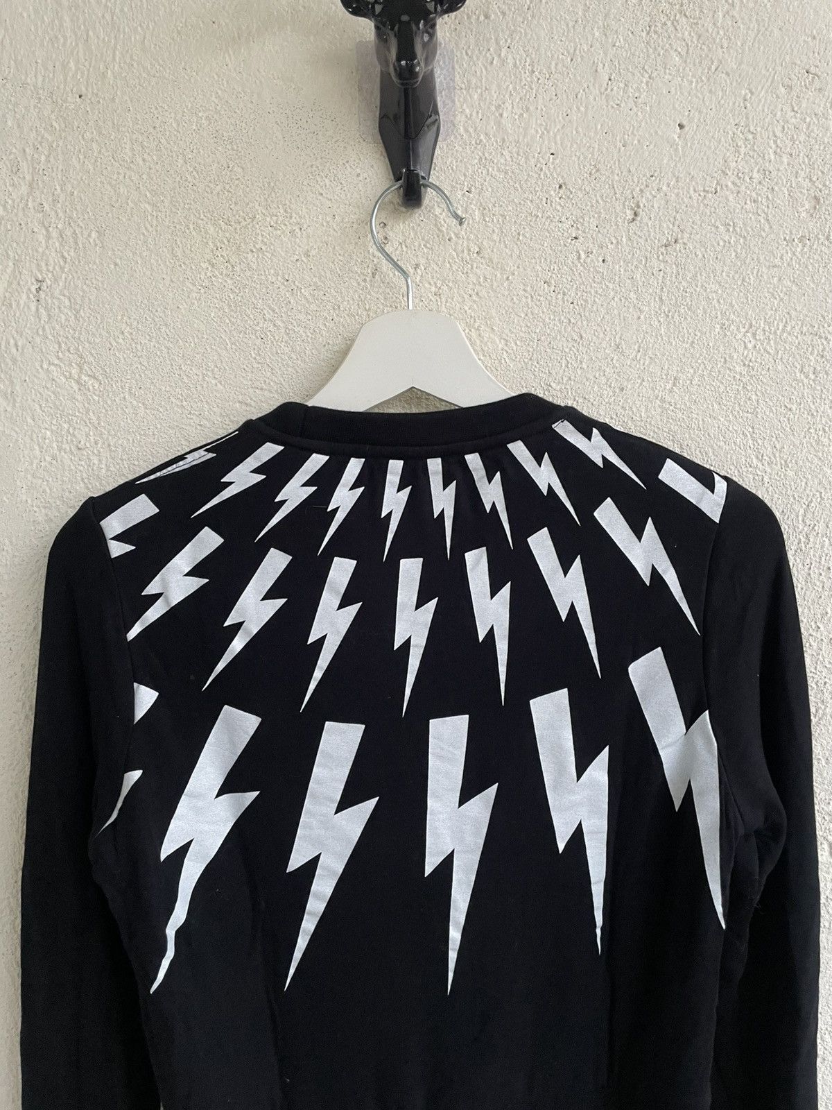 Maison Margiela 2000s Neil Barrett Lightning Bolt Print Cropped Y2K Hysteric Size S / US 4 / IT 40 - 9 Thumbnail