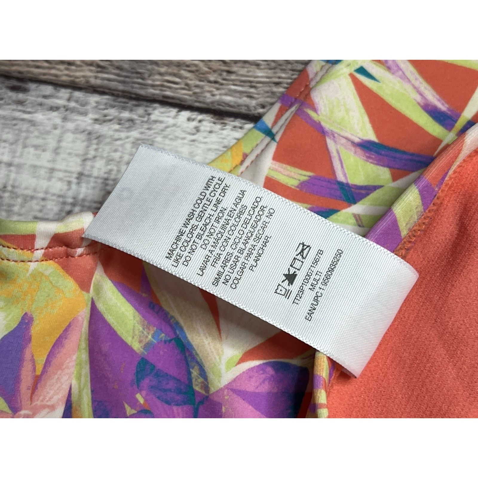 Other Time and Tru Tropical Floral Bikini Swimsuit Yellow 2pc NWT Size XXL / US 16-18 / IT 52-54 - 10 Thumbnail
