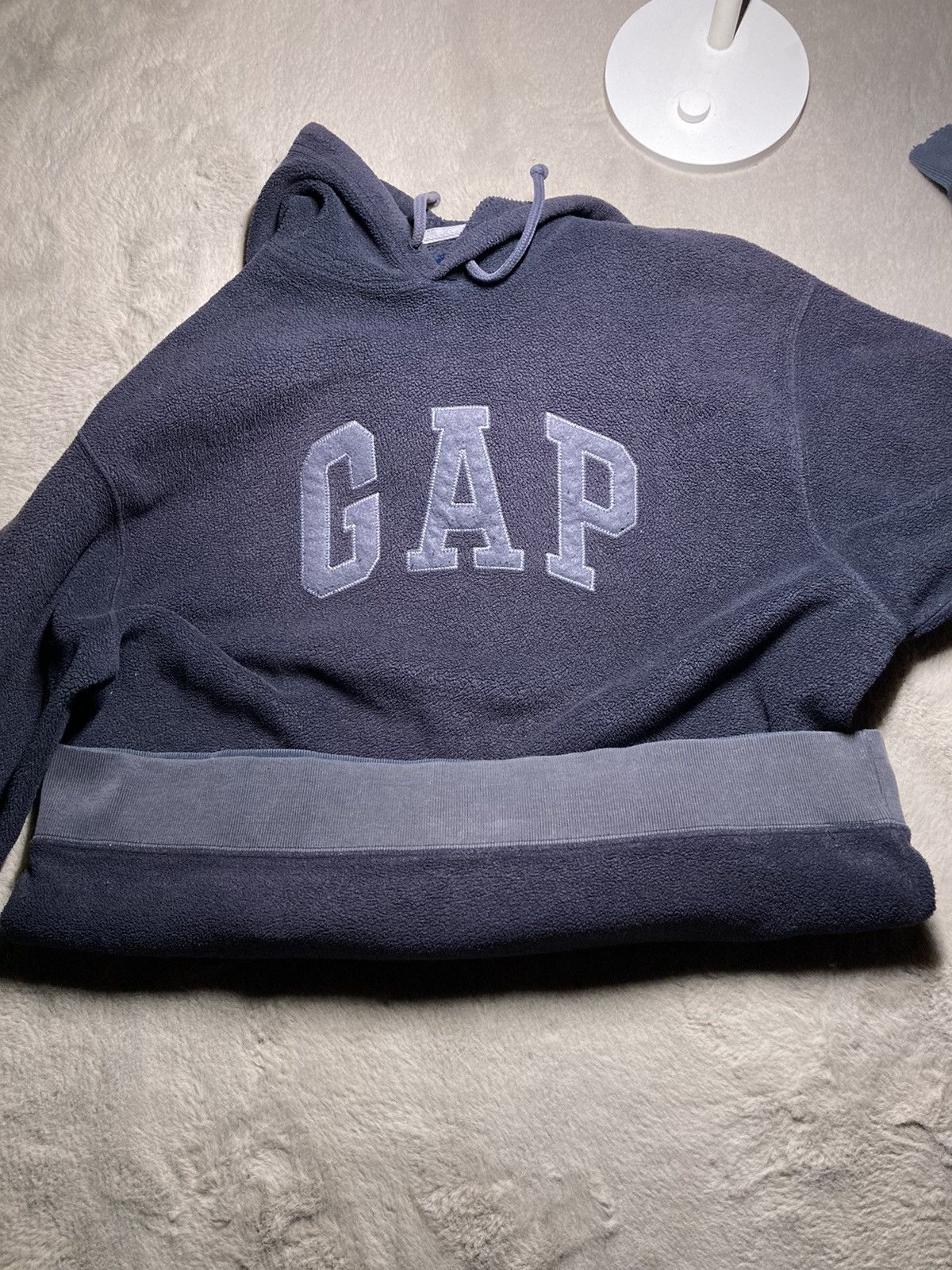 Gap × Vintage ⛩️ Gap Vintage fleece center logo Hoodie Y2K style baggy 90s Size US M / EU 48-50 / 2 - 5 Thumbnail