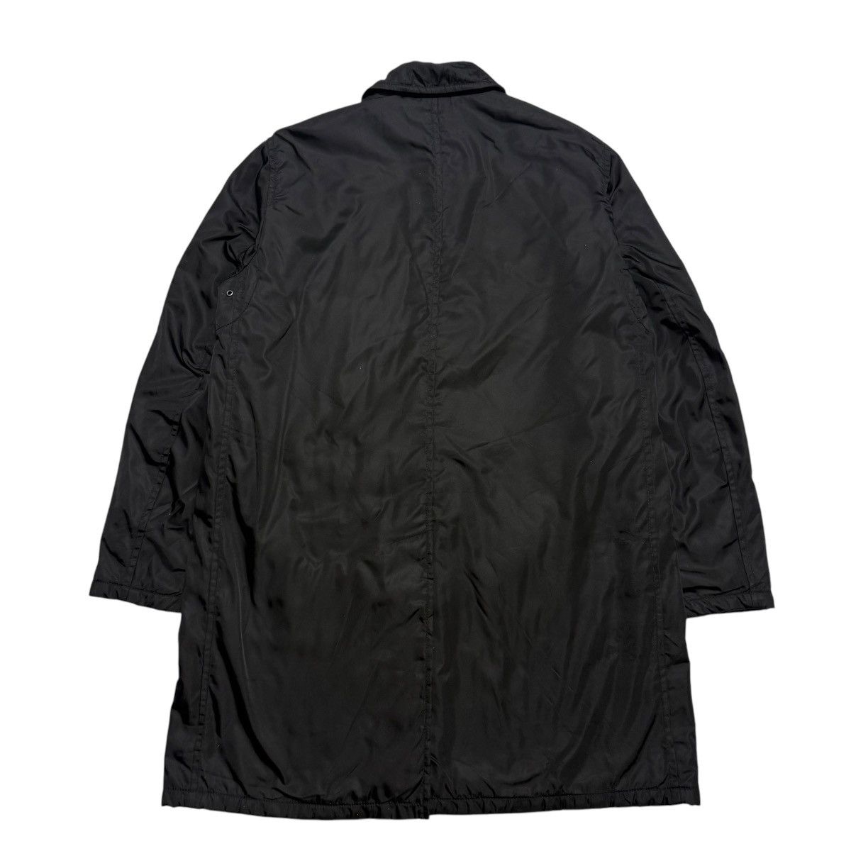 Prada Black Prada Nylon Overcoat Size US L / EU 52-54 / 3 - 15 Thumbnail