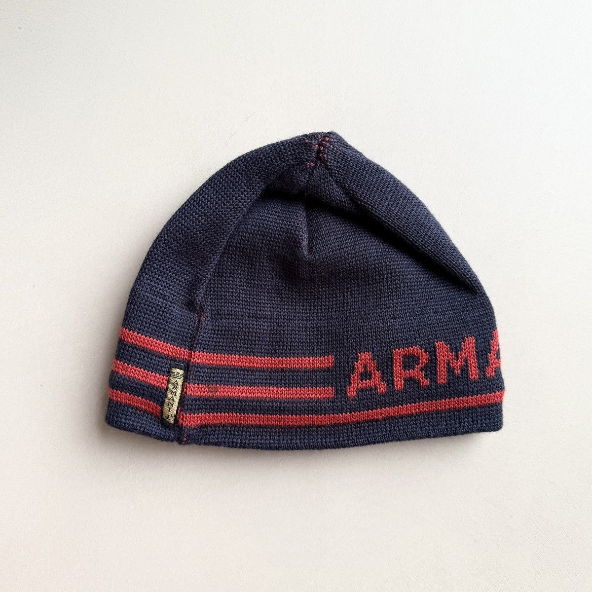 Giorgio Armani Vintage Armani Jeans Knitted Beanie Size ONE SIZE - 2 Thumbnail