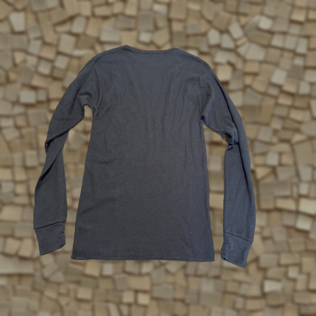 MILLY Old Mill Shirt Men L Black Crewneck Long Sleeve Shirt Size US L / EU 52-54 / 3 - 1 Thumbnail