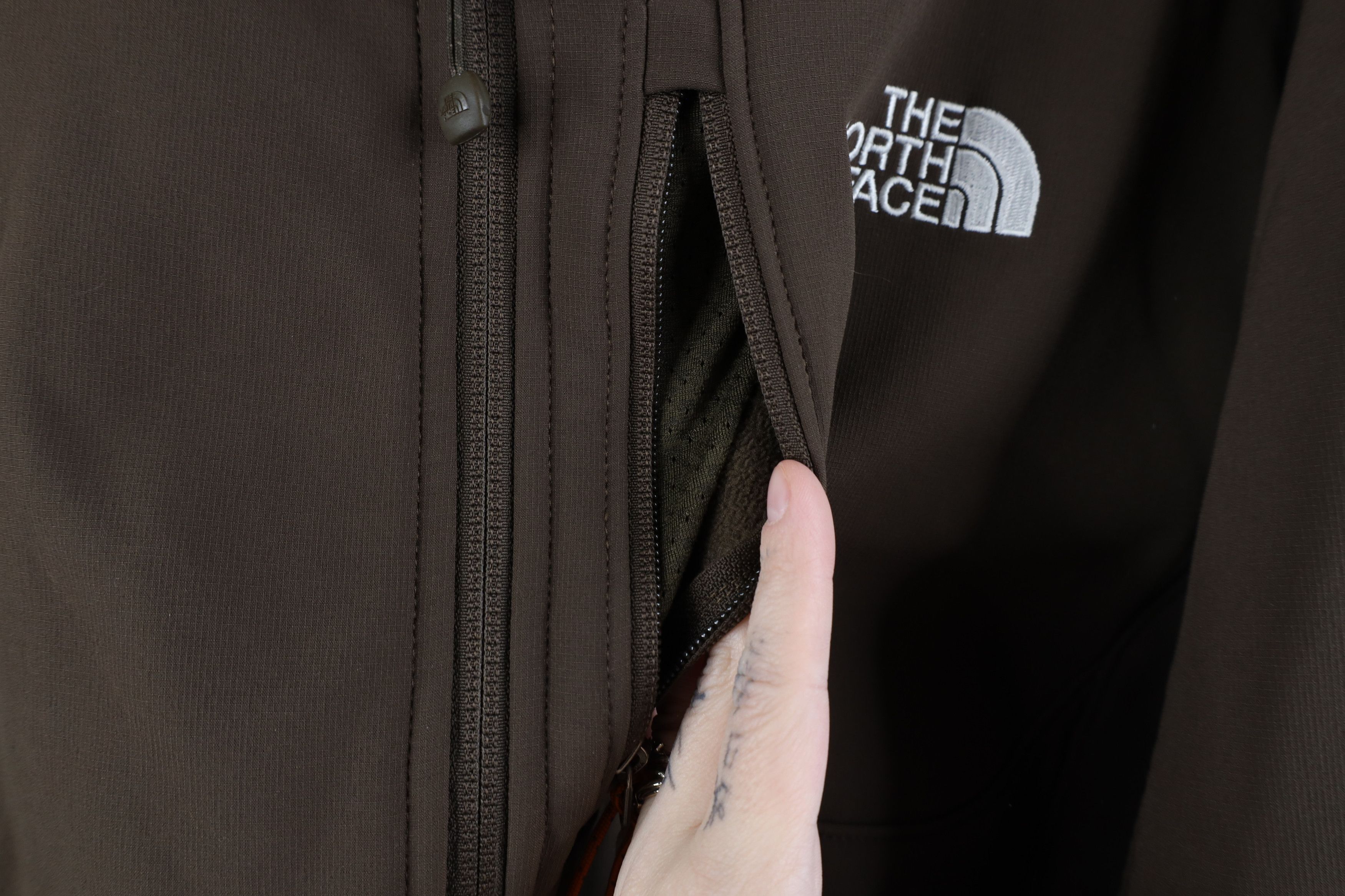 The North Face × Vintage Vintage The North Face Fleece Lined Softshell Jacket Brown Size US L / EU 52-54 / 3 - 7 Thumbnail