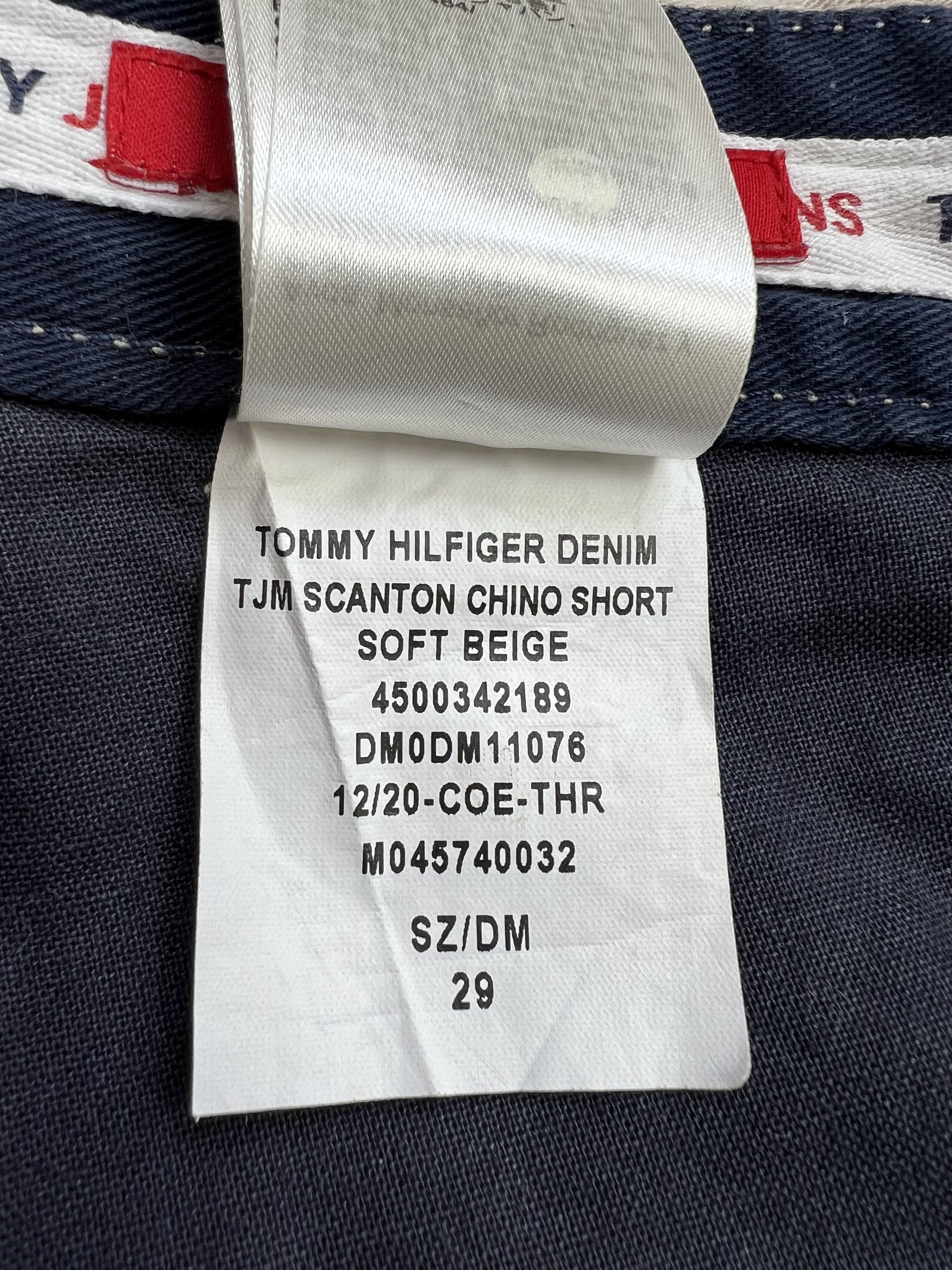 Tommy Jeans Tommy Jeans Scanton Slim Chino Shorts - Soft Beige Size US 29 - 11 Thumbnail
