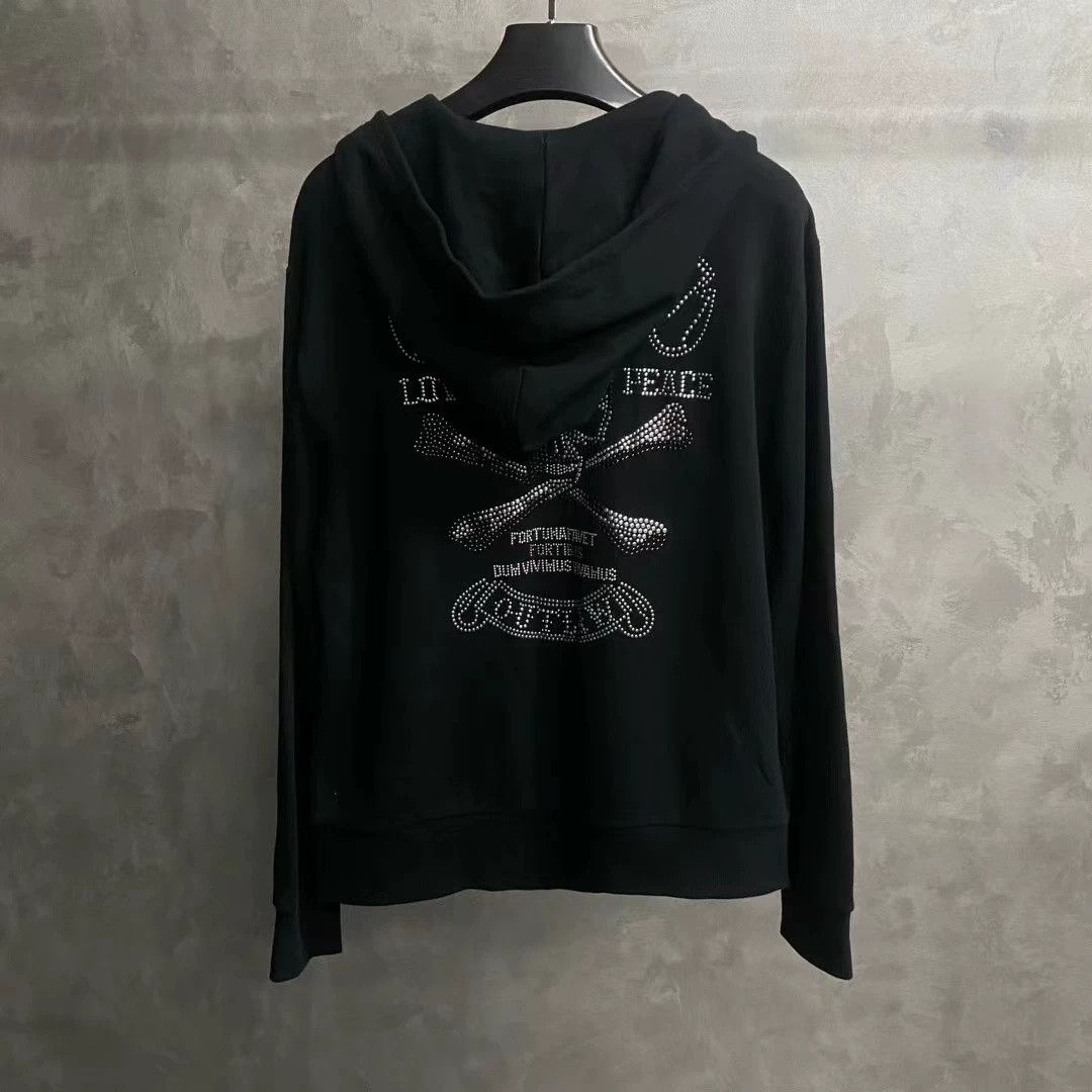 Roen Roen Black Diamond Skull Zip Hoodie Size US L / EU 52-54 / 3 - 2 Thumbnail
