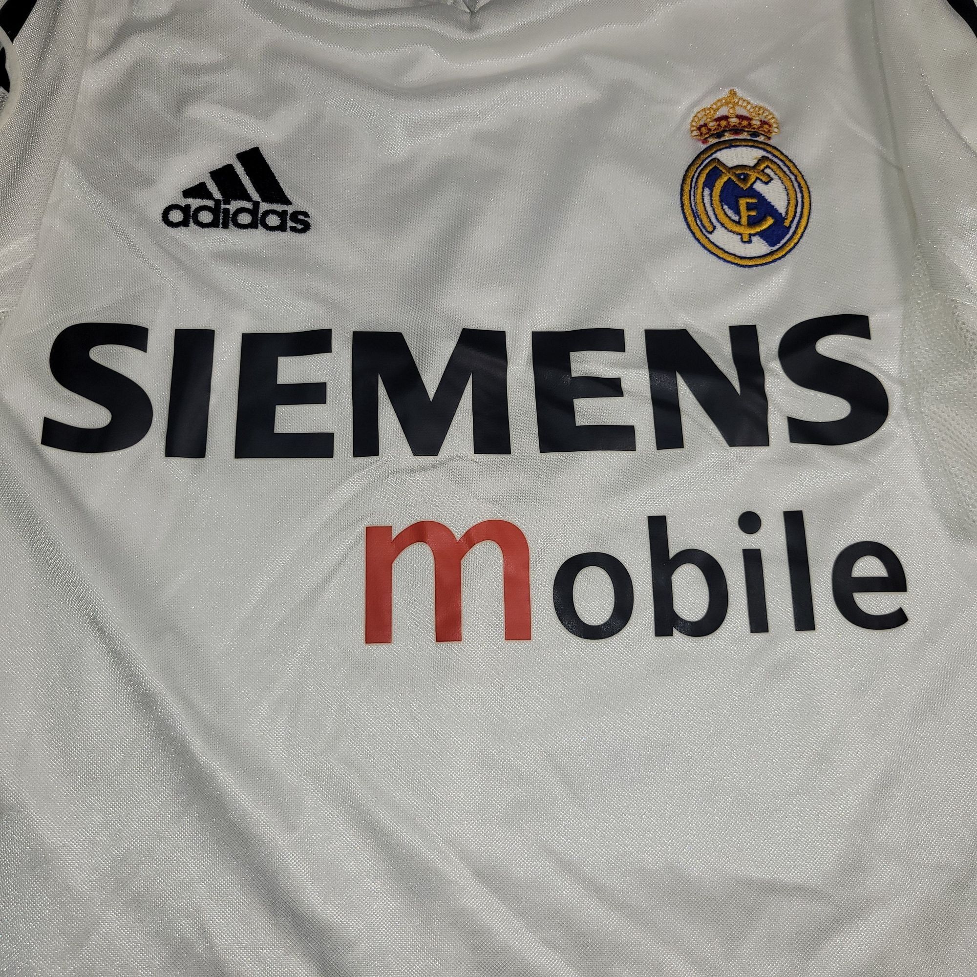 Adidas Zidane Real Madrid PLAYER ISSUE 2004 2005 Soccer Jersey M Size US M / EU 48-50 / 2 - 3 Thumbnail