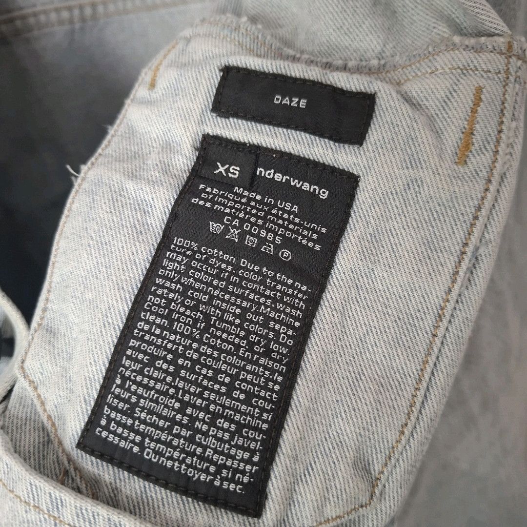 Alexander Wang ALEXANDER WANG Bleach Blue Oversized Daze Denim Jacket Size US XS / EU 42 / 0 - 10 Thumbnail