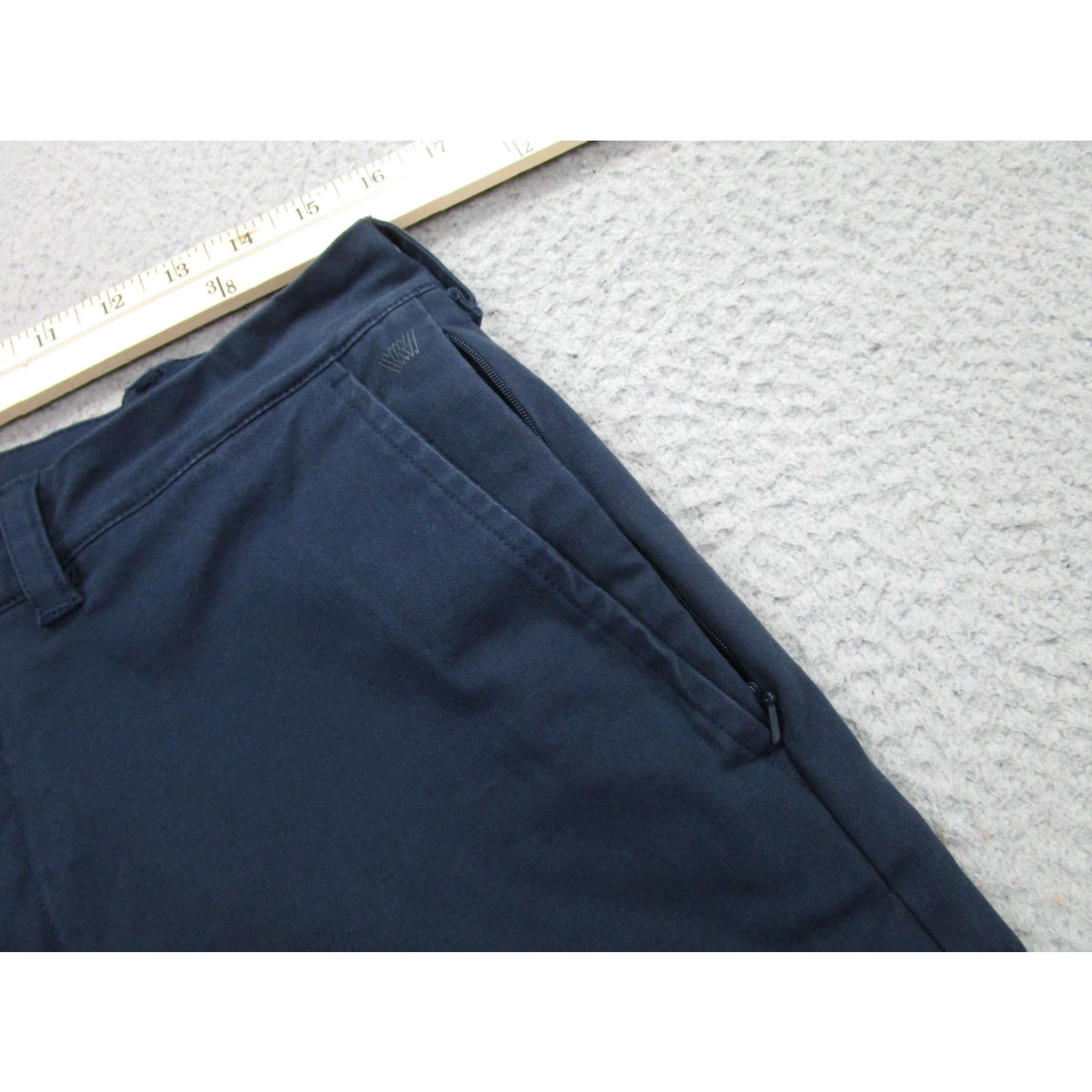 Vintage VINTAGE Mack Weldon Mens Pants 30x32 Casual Chino Slim Fit Blue Cotton Spandex Travel Size US 30 / EU 46 - 6 Thumbnail