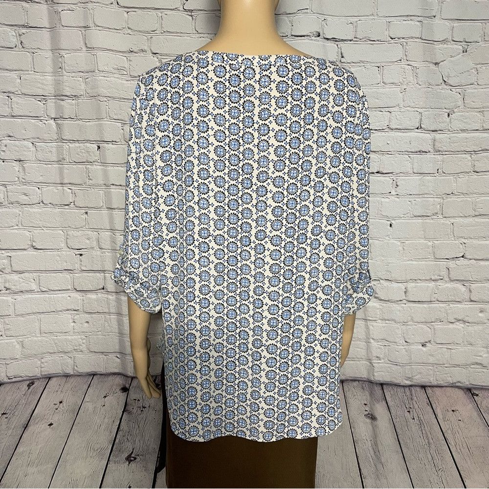 Loft New LOFT Long Roll Up Sleeve Blouse Size M Size M / US 6-8 / IT 42-44 - 5 Thumbnail