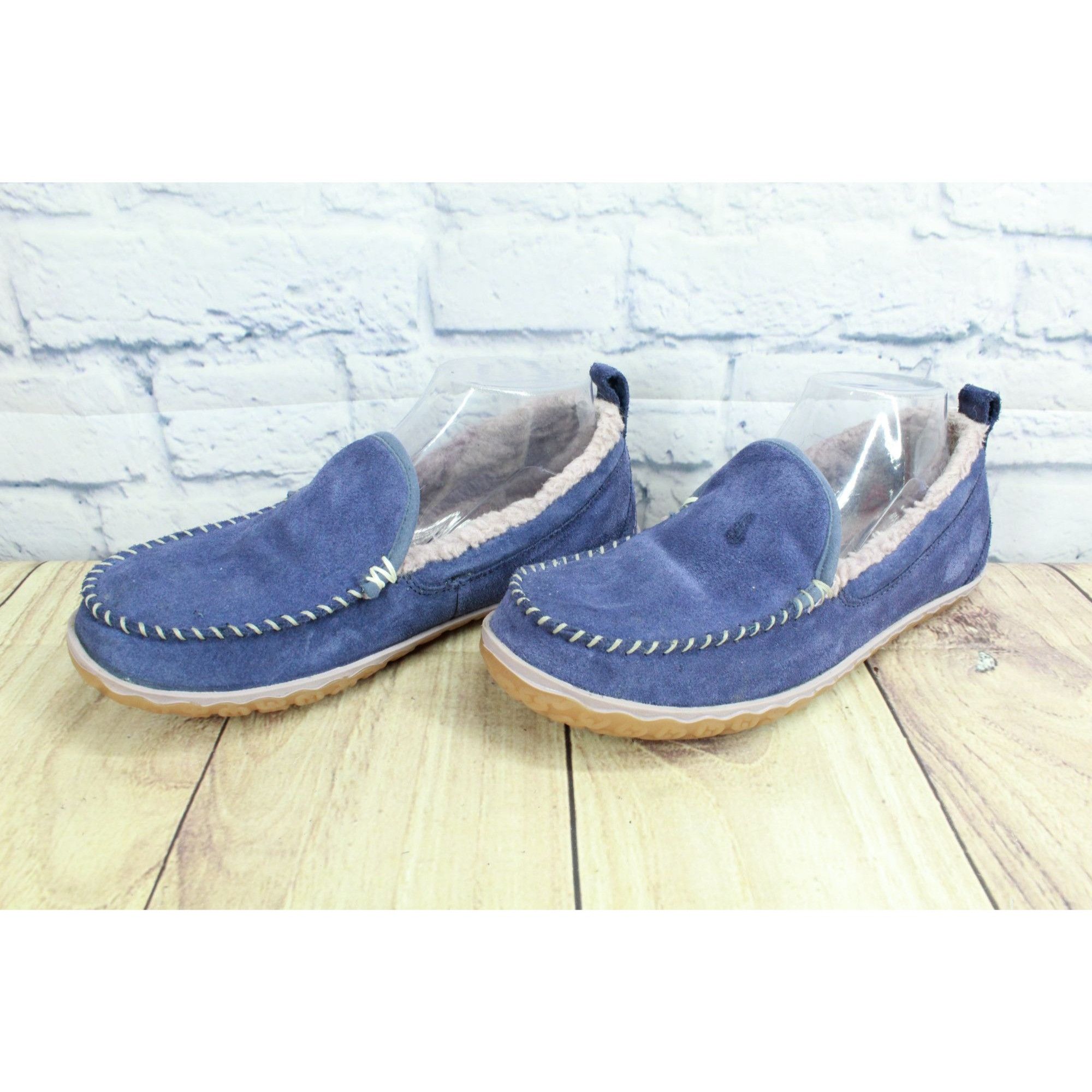 L.L. Bean LL Bean Purple Fleece Lined Mountain Moccasins Size US 8 / IT 38 - 3 Thumbnail