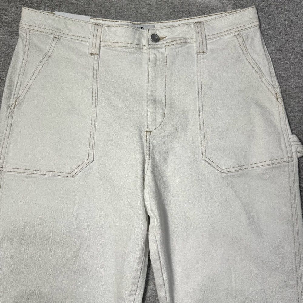 Joe's NWT New Joe's The Relaxed Carpenter Pants Jeans In White Si Size 32" / US 10 / IT 46 - 9 Thumbnail