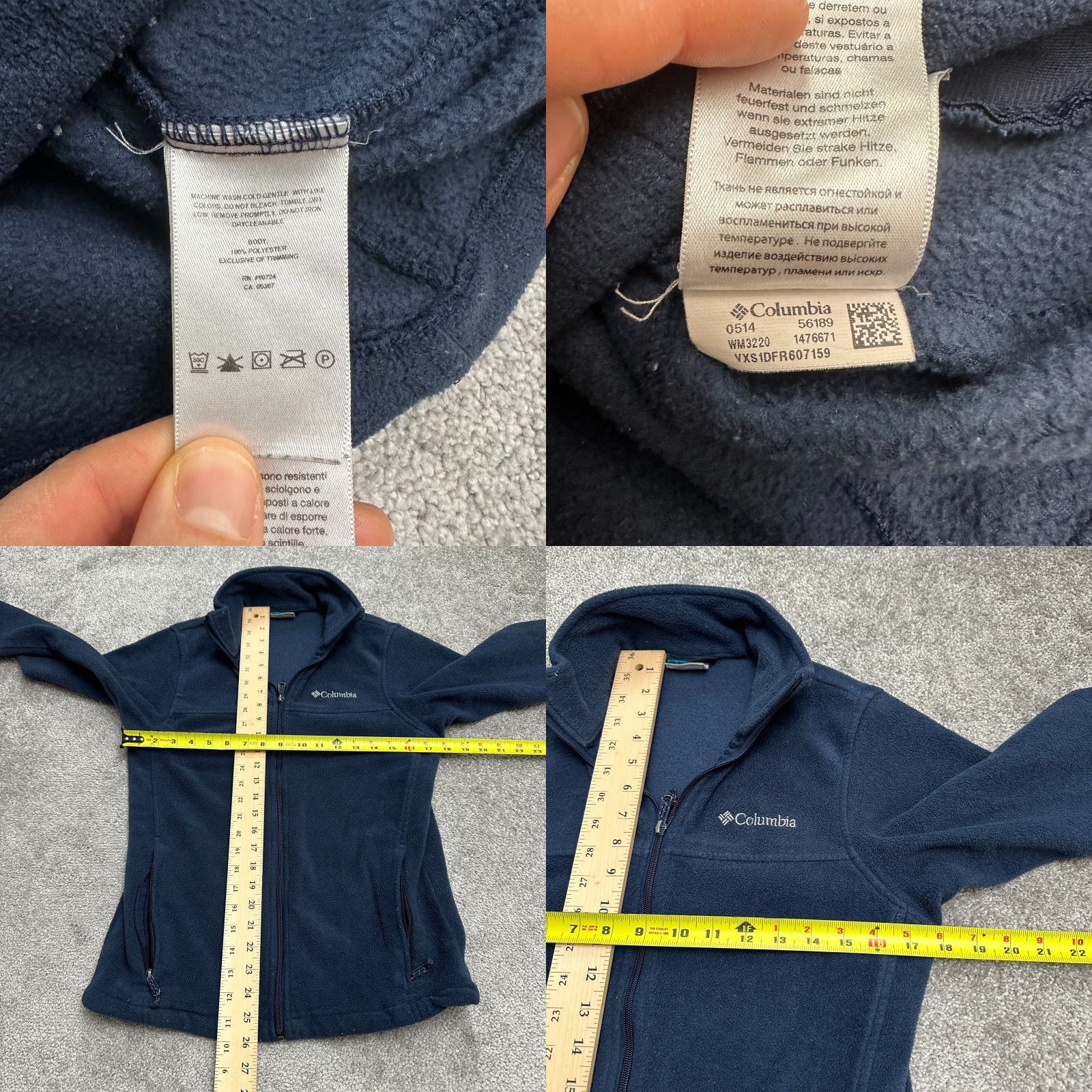Vintage Columbia Steens Mountain Fleece Jacket Mens Small Blue Full Zip Pocket Outdoor Size US S / EU 44-46 / 1 - 8 Thumbnail