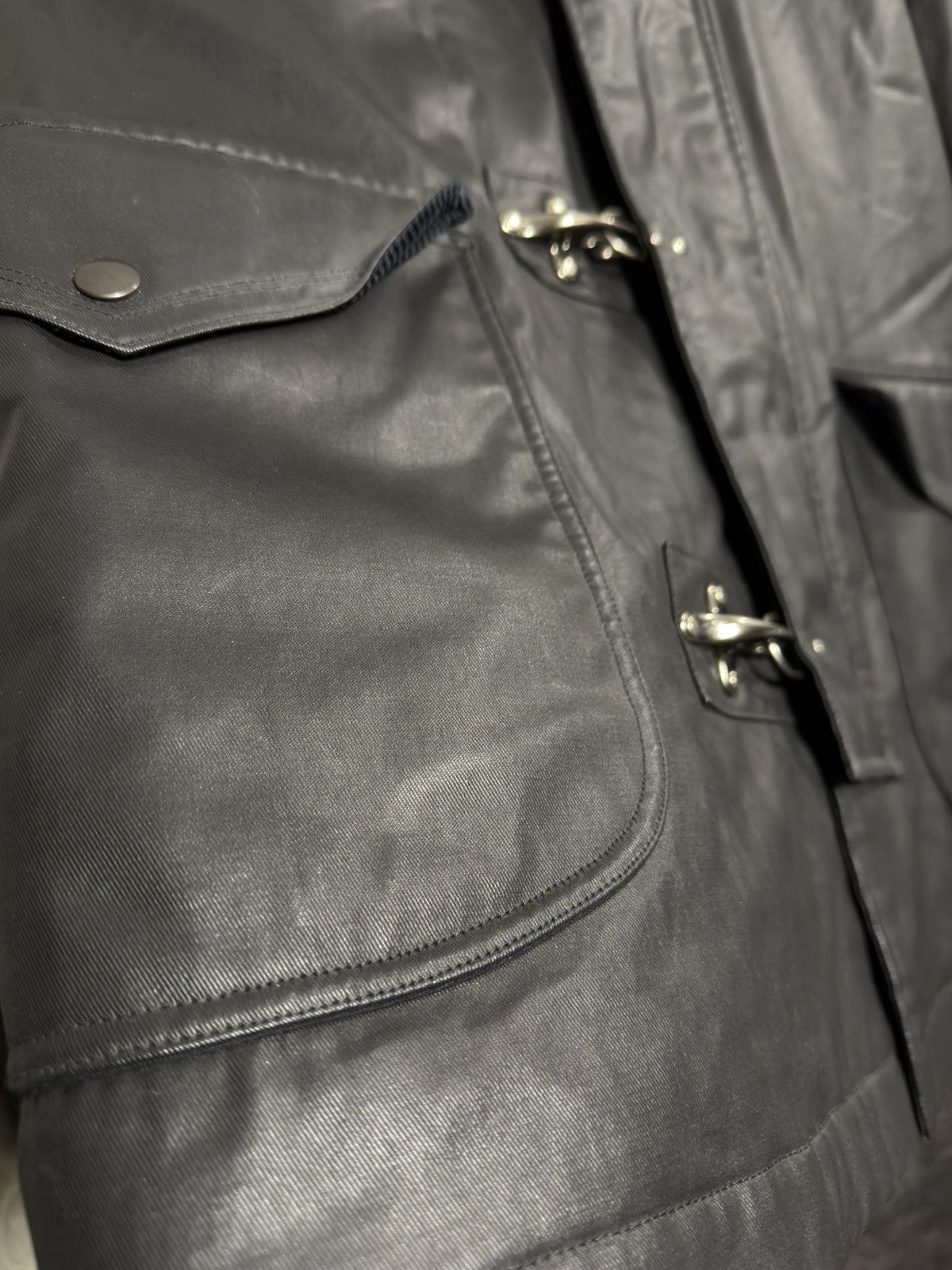 Vintage Sick Vintage Waxed Fireman Jacket Belstaff Yohji Raf Junya Size US XL / EU 56 / 4 - 9 Thumbnail