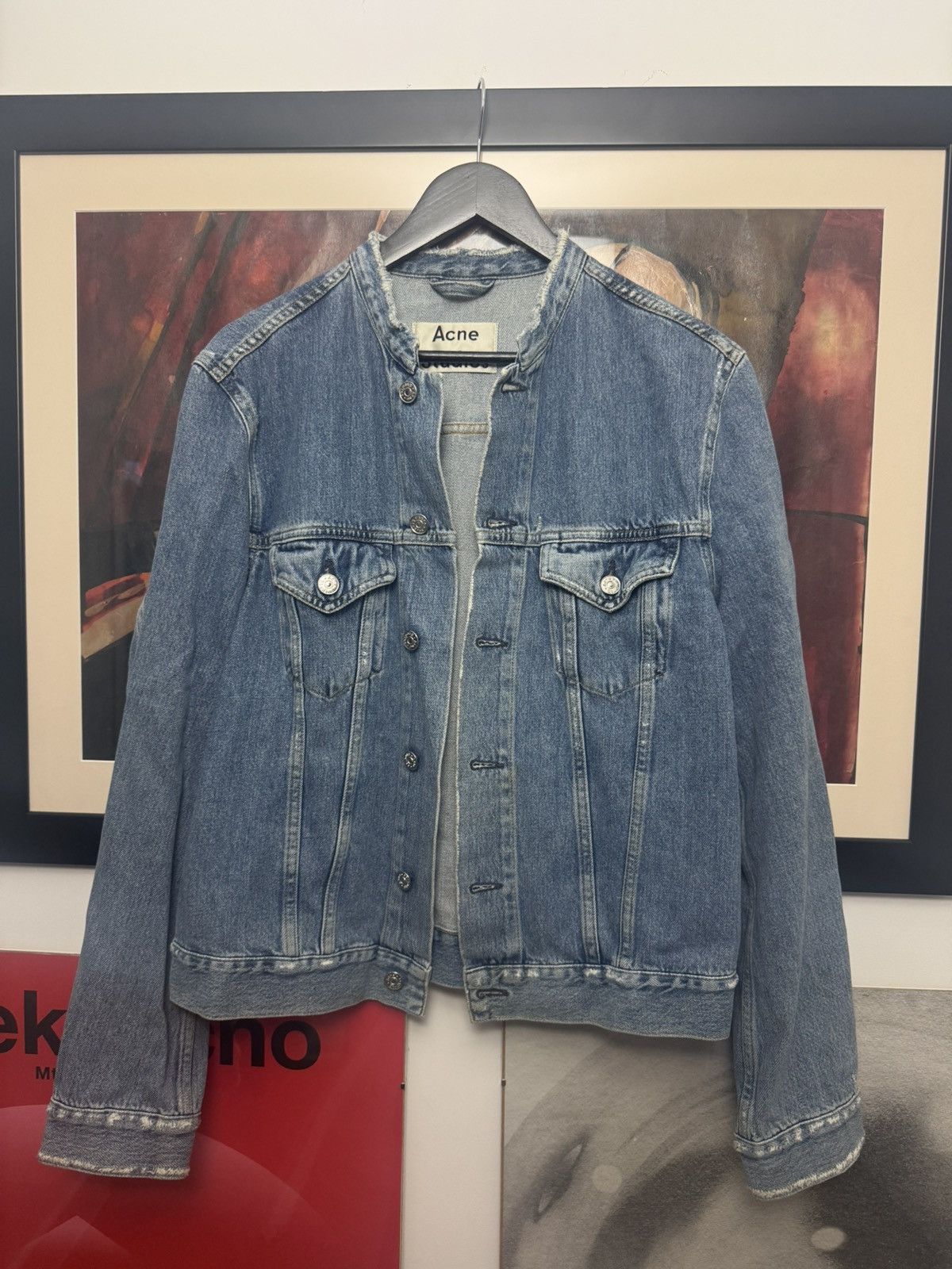 Acne Studios SS16 Who Ind Fray Denim Jacket | Grailed