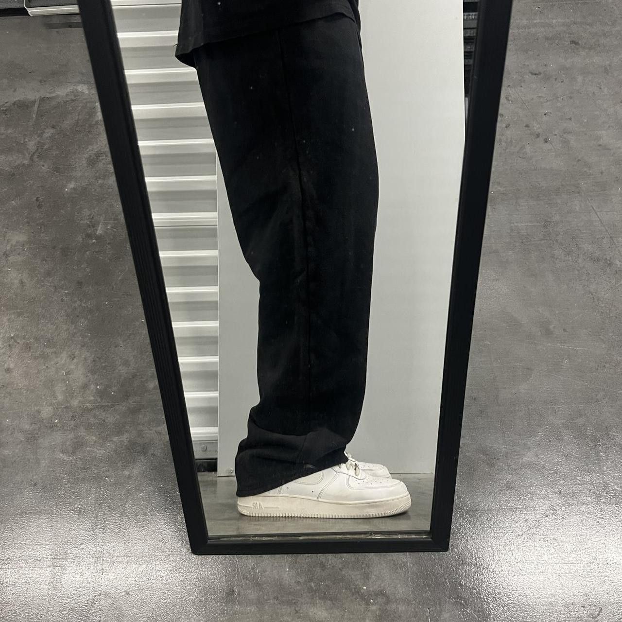 Japanese Brand × Vintage Vintage Y2K/2000s Baggy Black Sweatpants With Pockets! Size US 38 / EU 54 - 2 Thumbnail