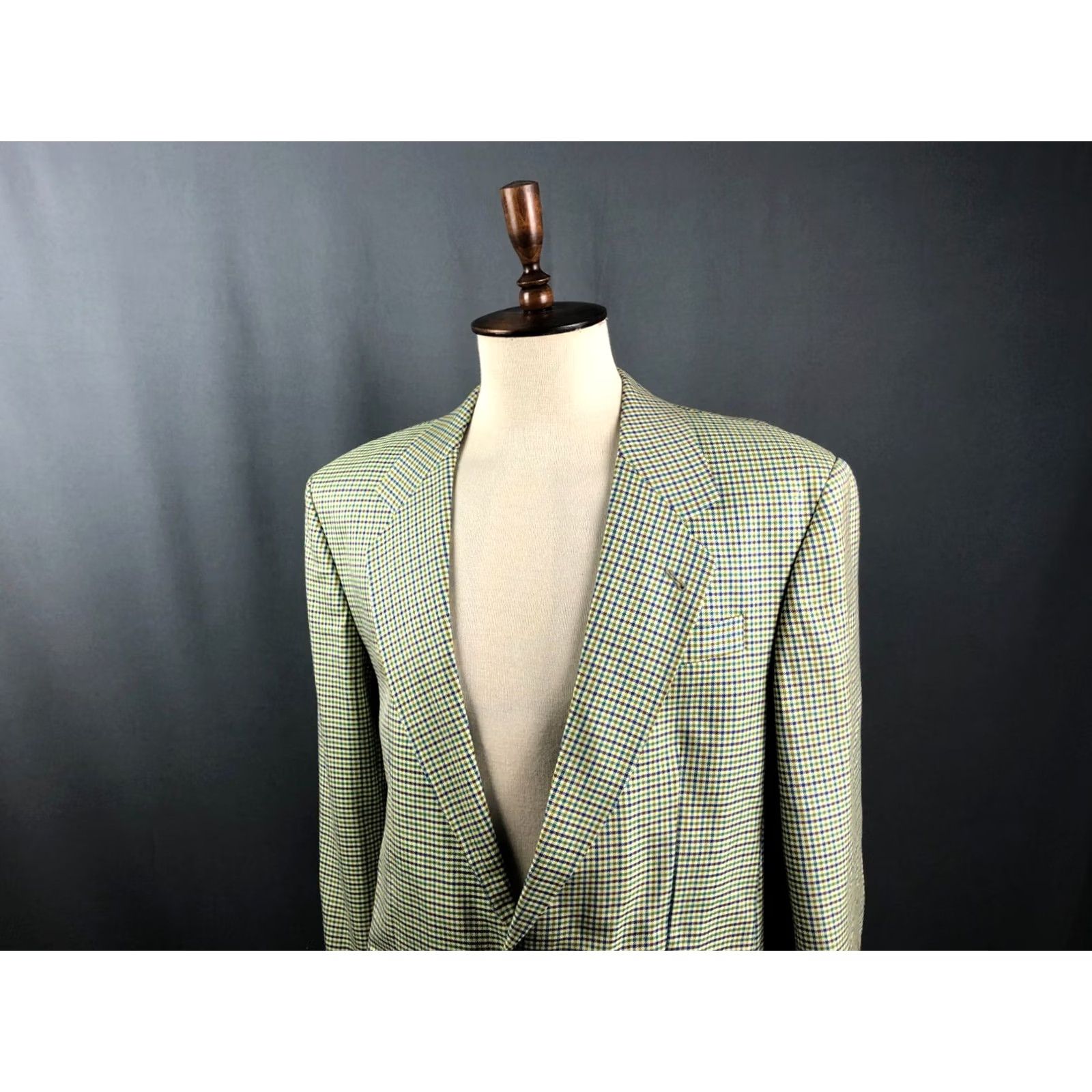 Suitsupply Suitsupply Blazer Wool Ivory Men Check Blazer Size 44L - 4 Thumbnail